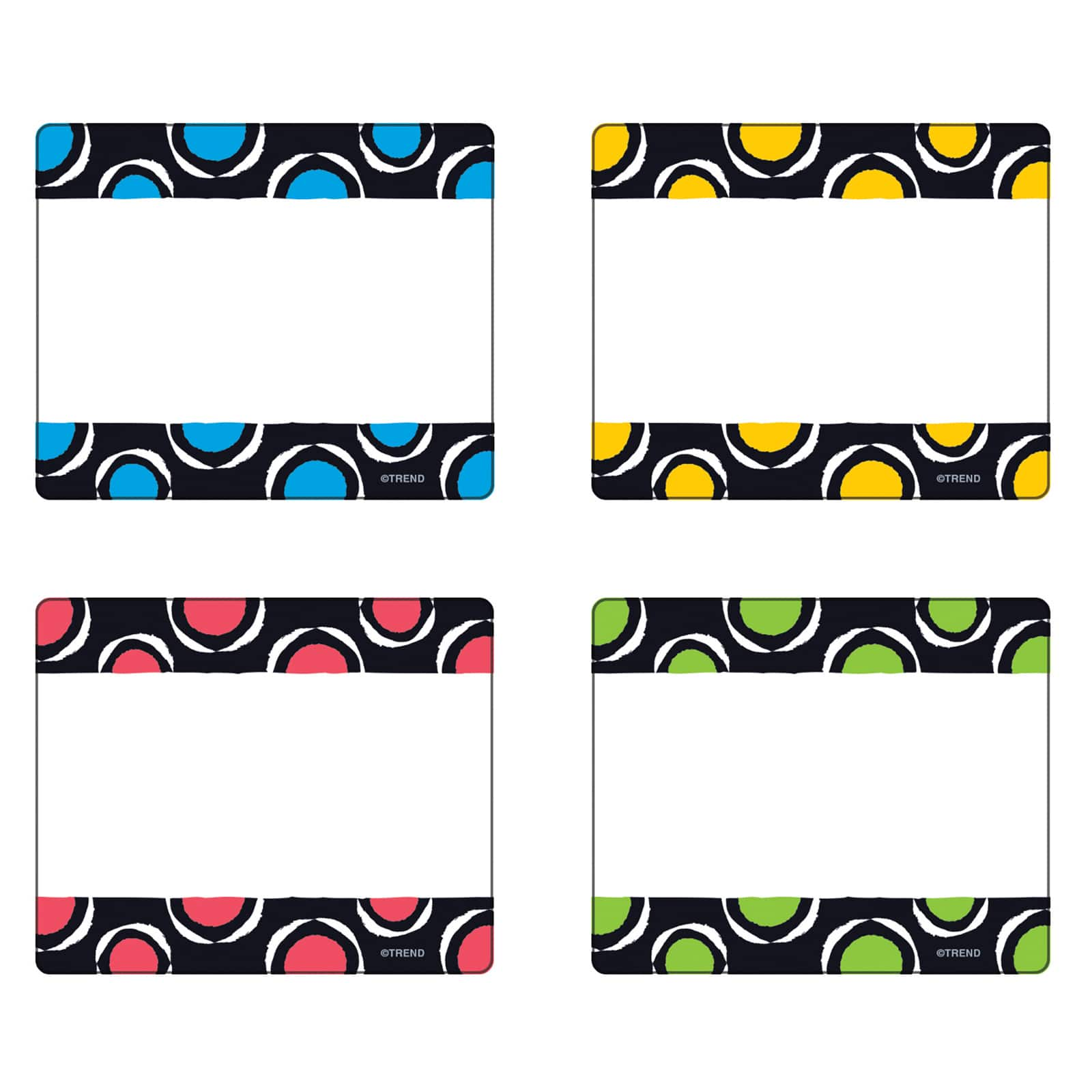 Trend Enterprises® Bold Strokes Circles Terrific Labels™, 36ct. | Michaels