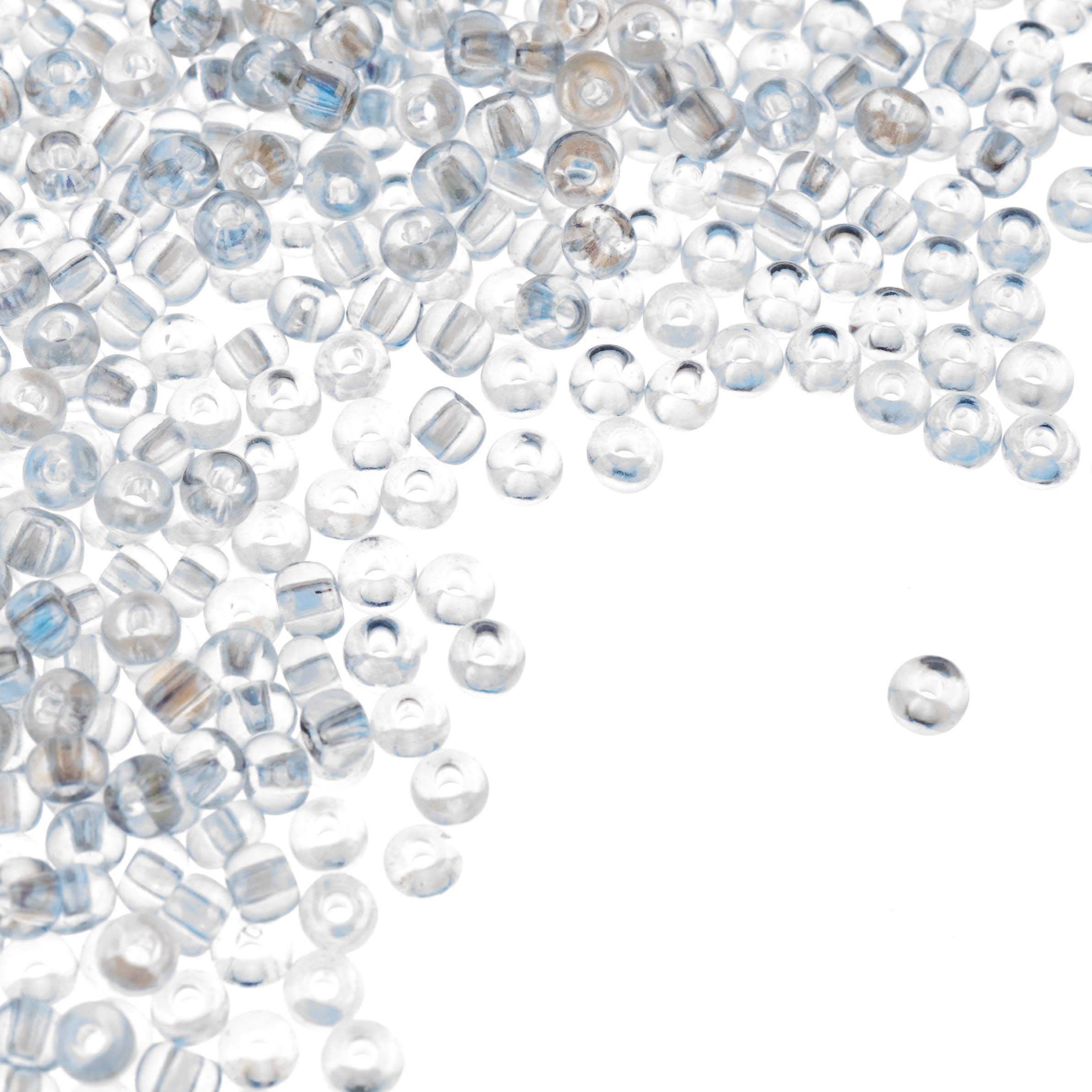 12 Pack: John Bead Silver Lined Czech Glass Seed Beads, 6/0