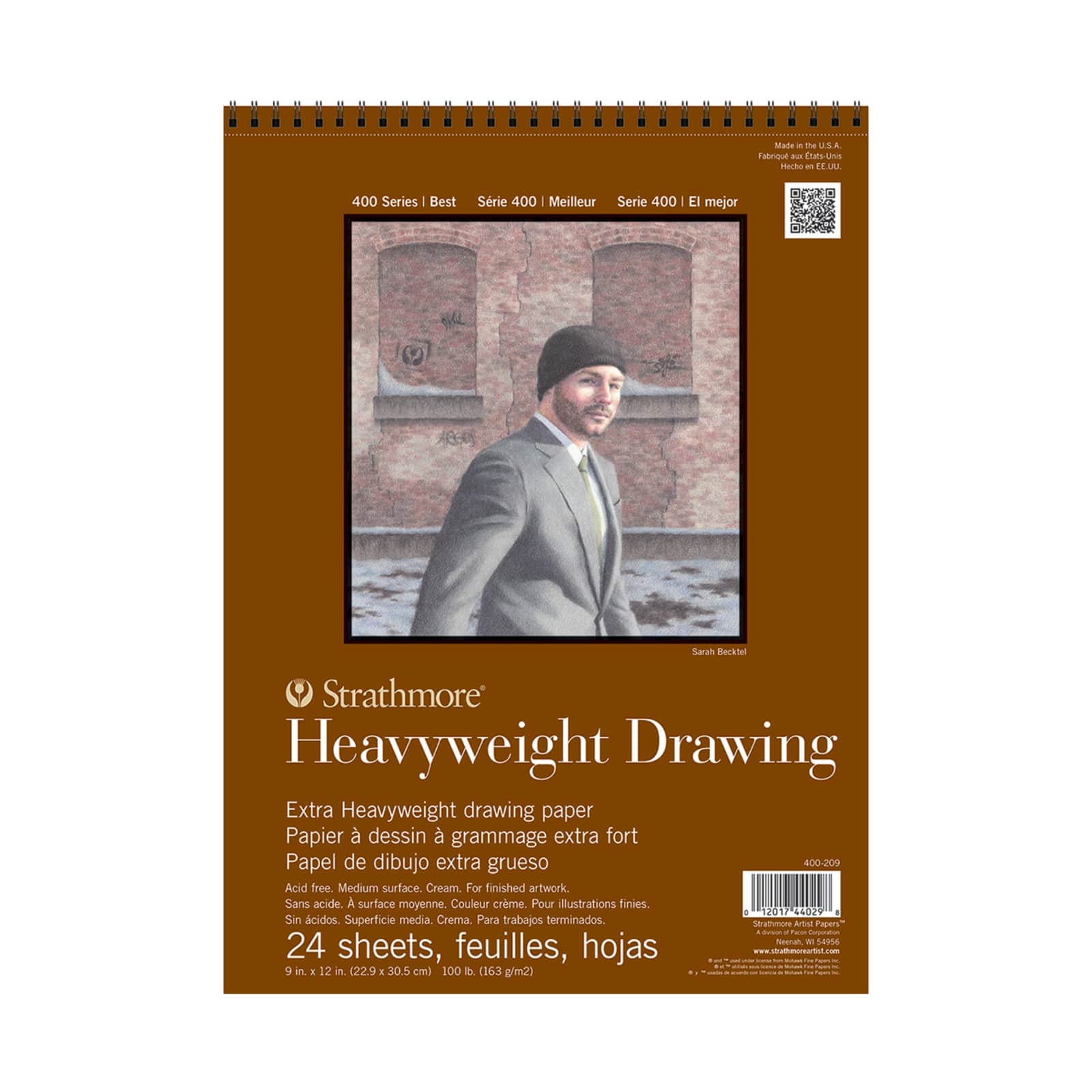 Strathmore® 400 Series Heavyweight Drawing Paper Pad