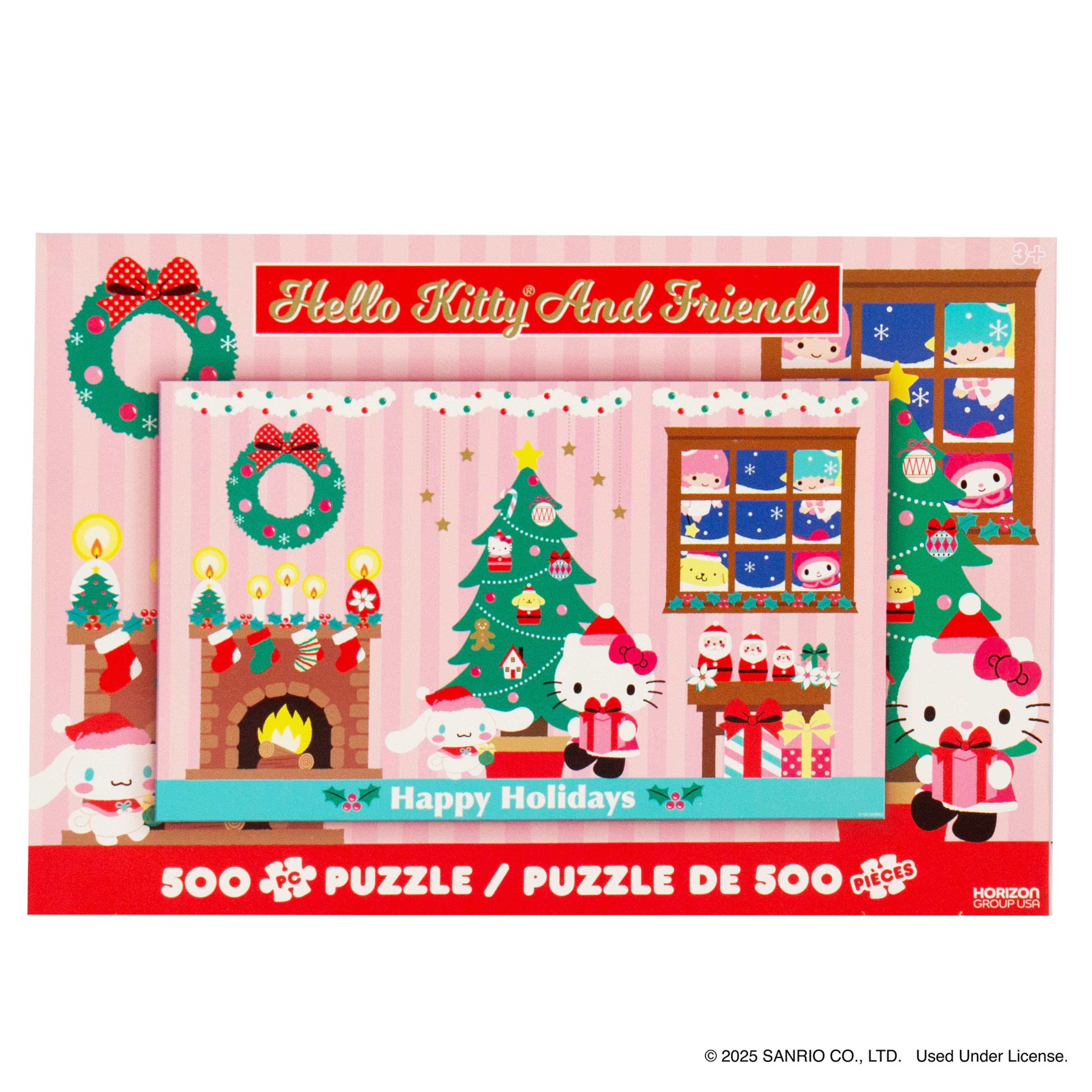 Hello Kitty&#xAE; &#x26; Friends 500 Piece Happy Holidays Puzzle