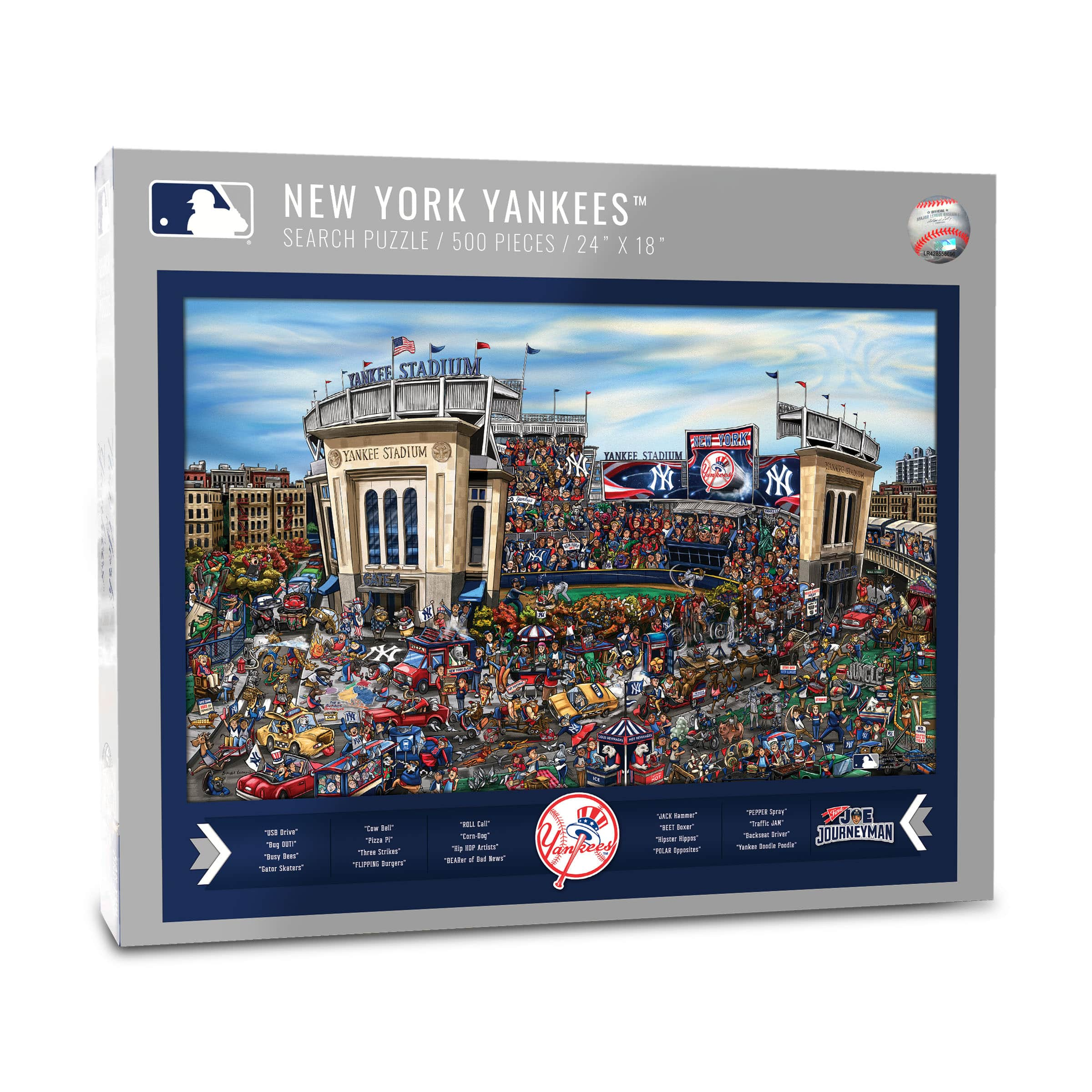 New York Yankees Joe Journeyman 500 Piece Puzzle