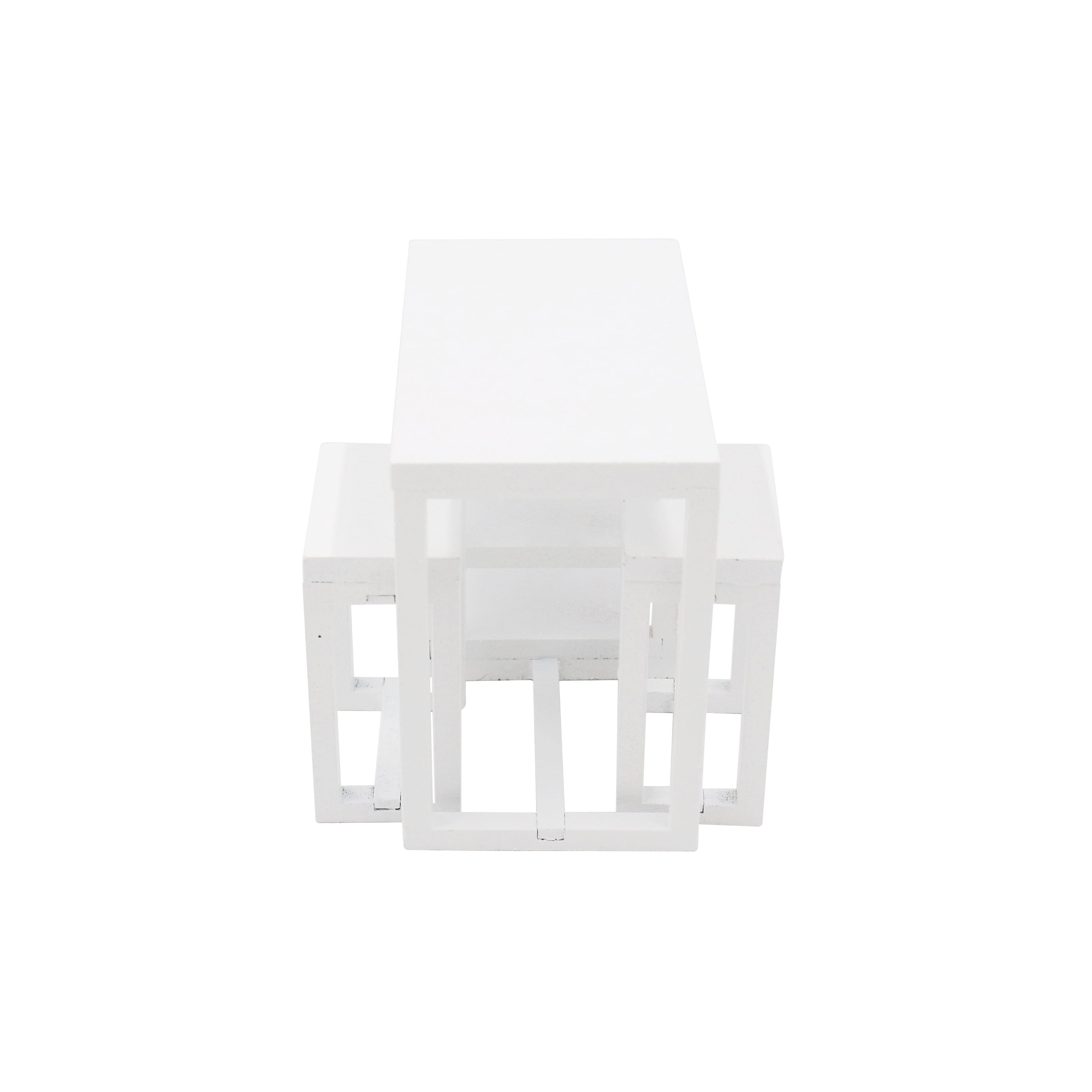 Mini White Bar Table &#x26; Chairs Set by Make Market&#xAE;