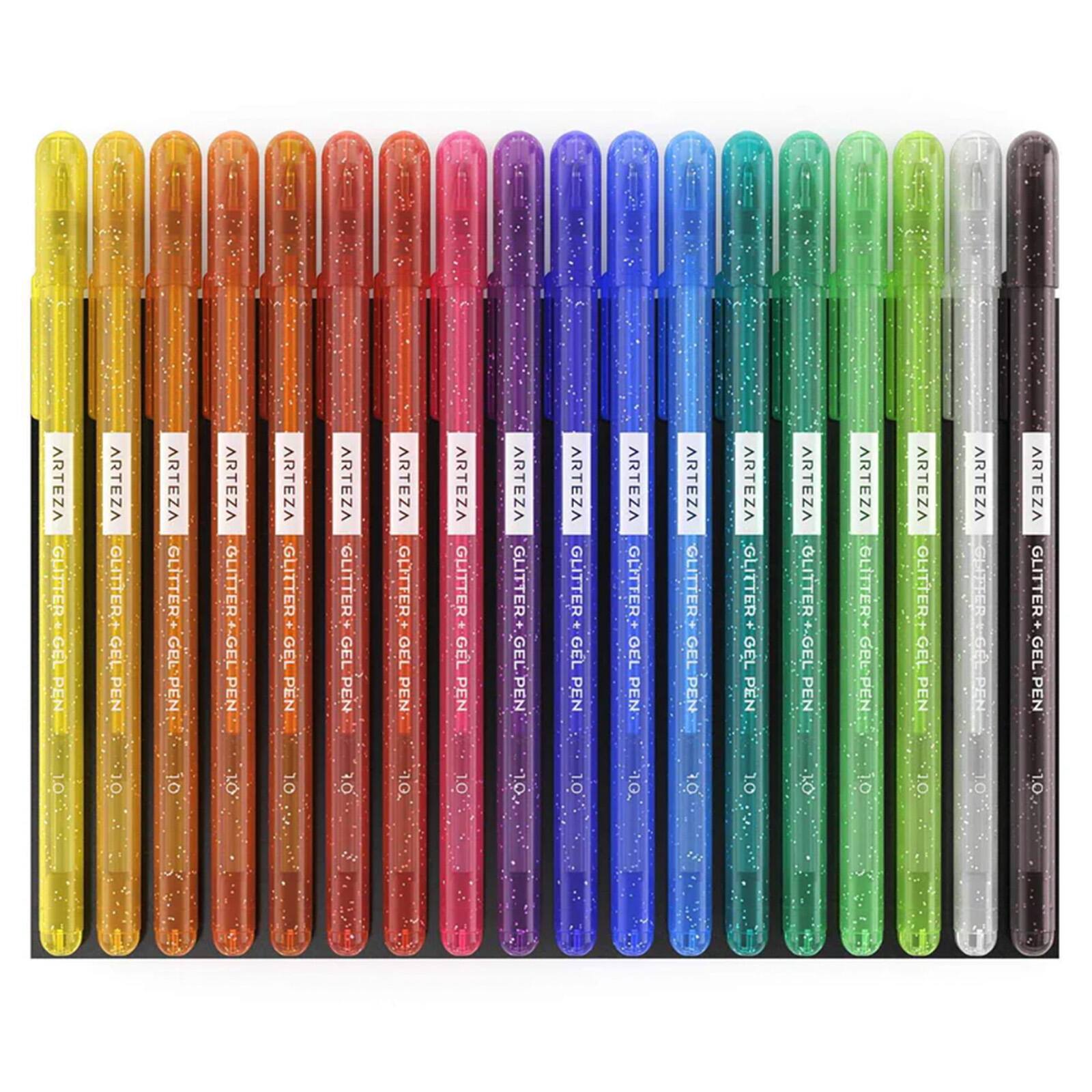 Arteza&#xAE; 1mm Iridescent Super Glitter Gel Pens
