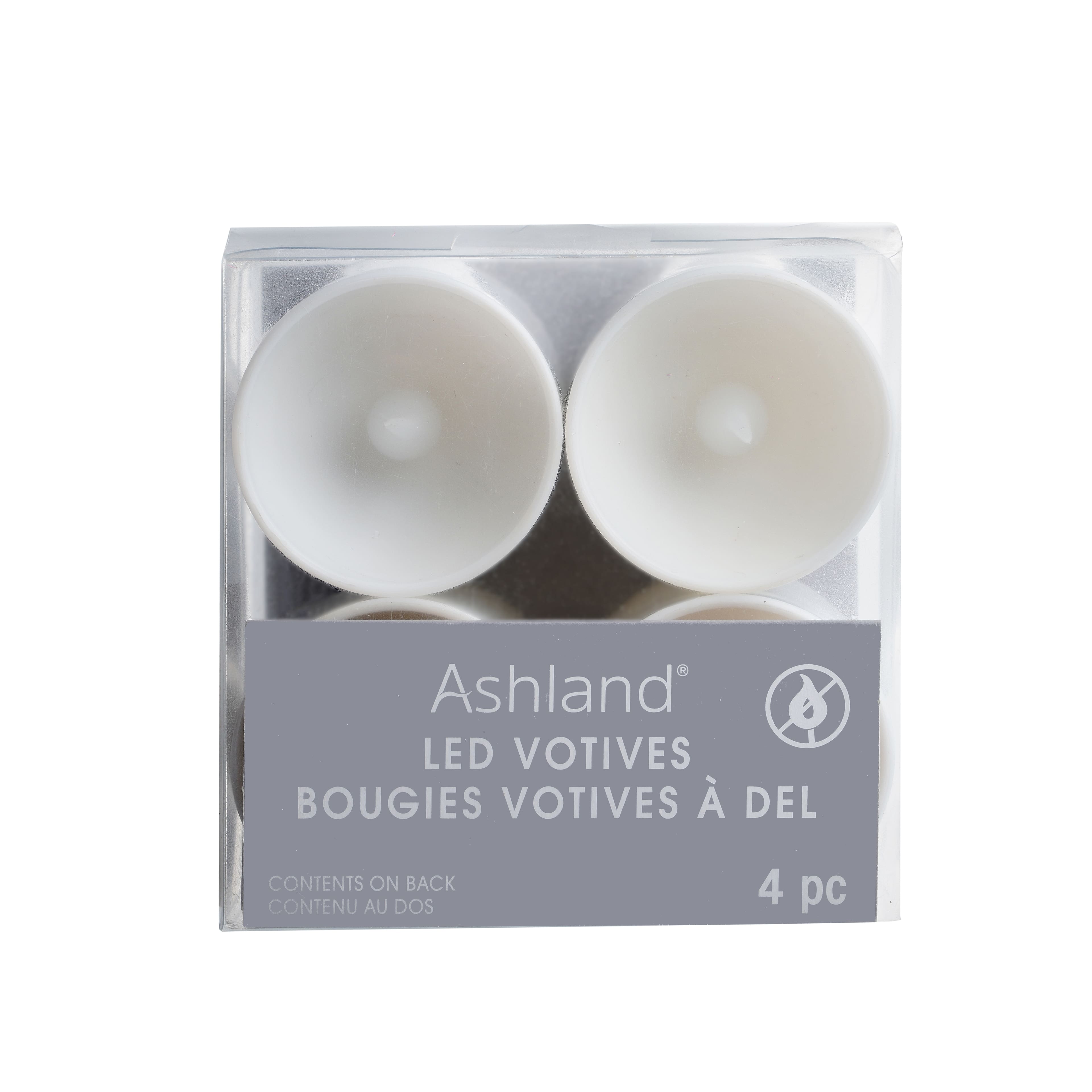 8 Packs: 4 ct. (32 total) White LED Votive Candles by Ashland®
