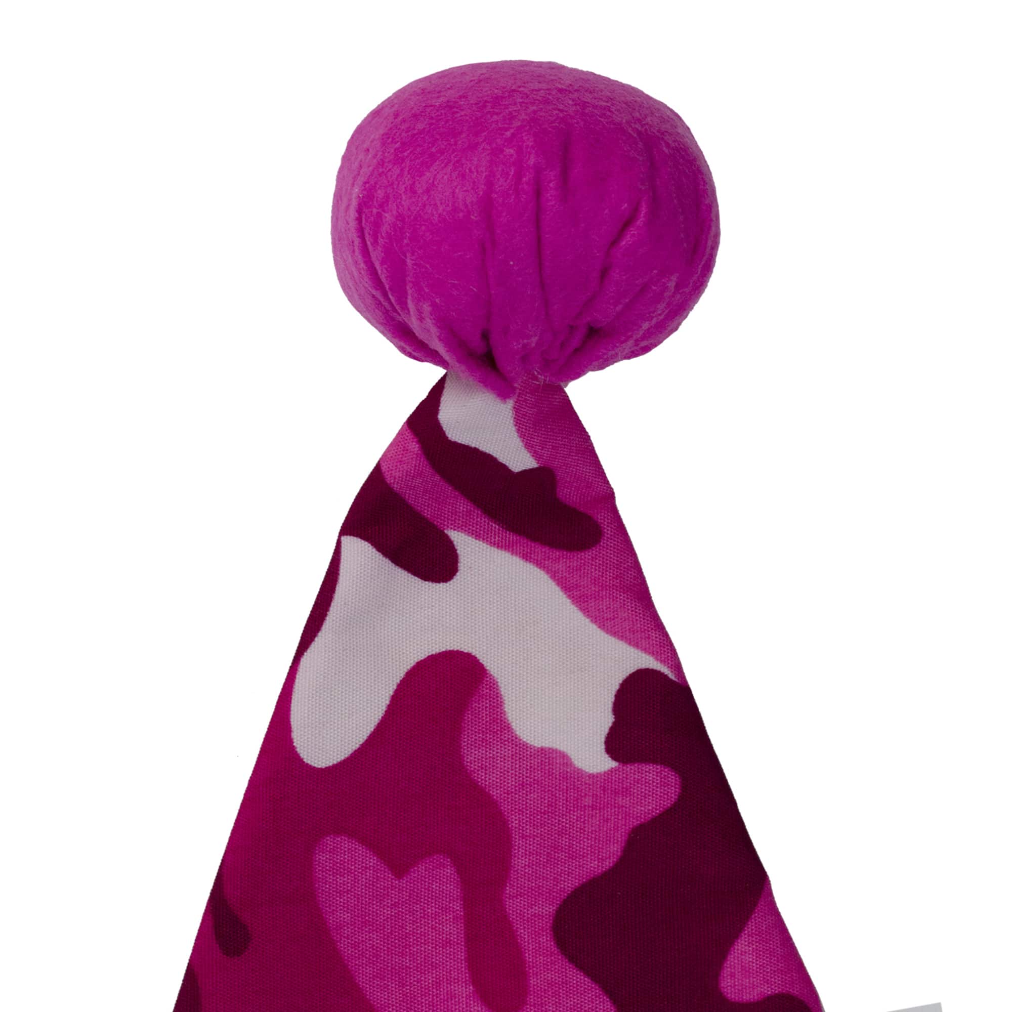 16" Pink & White Camouflage Christmas Santa Unisex Adult Hat