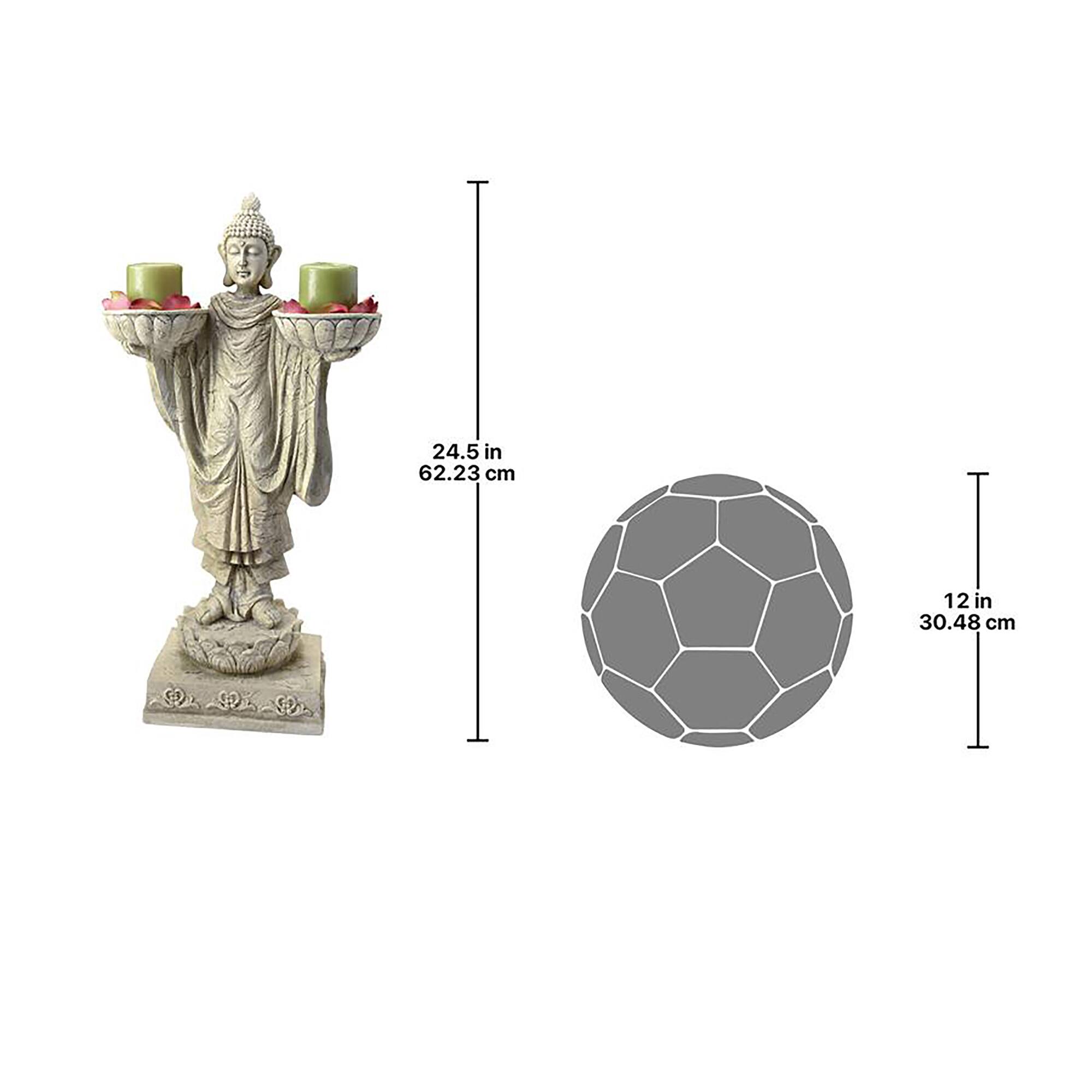 Design Toscano 24.5" Avalokitesvara Buddha Garden Statue