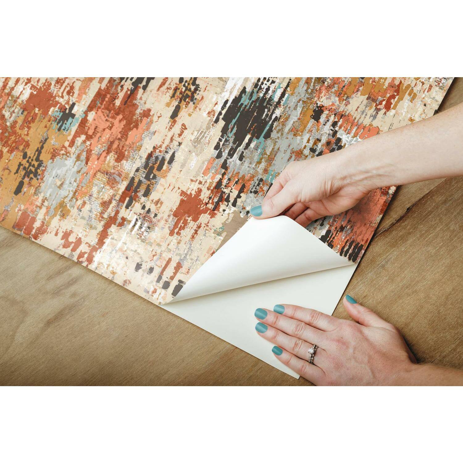 RoomMates Aztec Peel &#x26; Stick Wallpaper