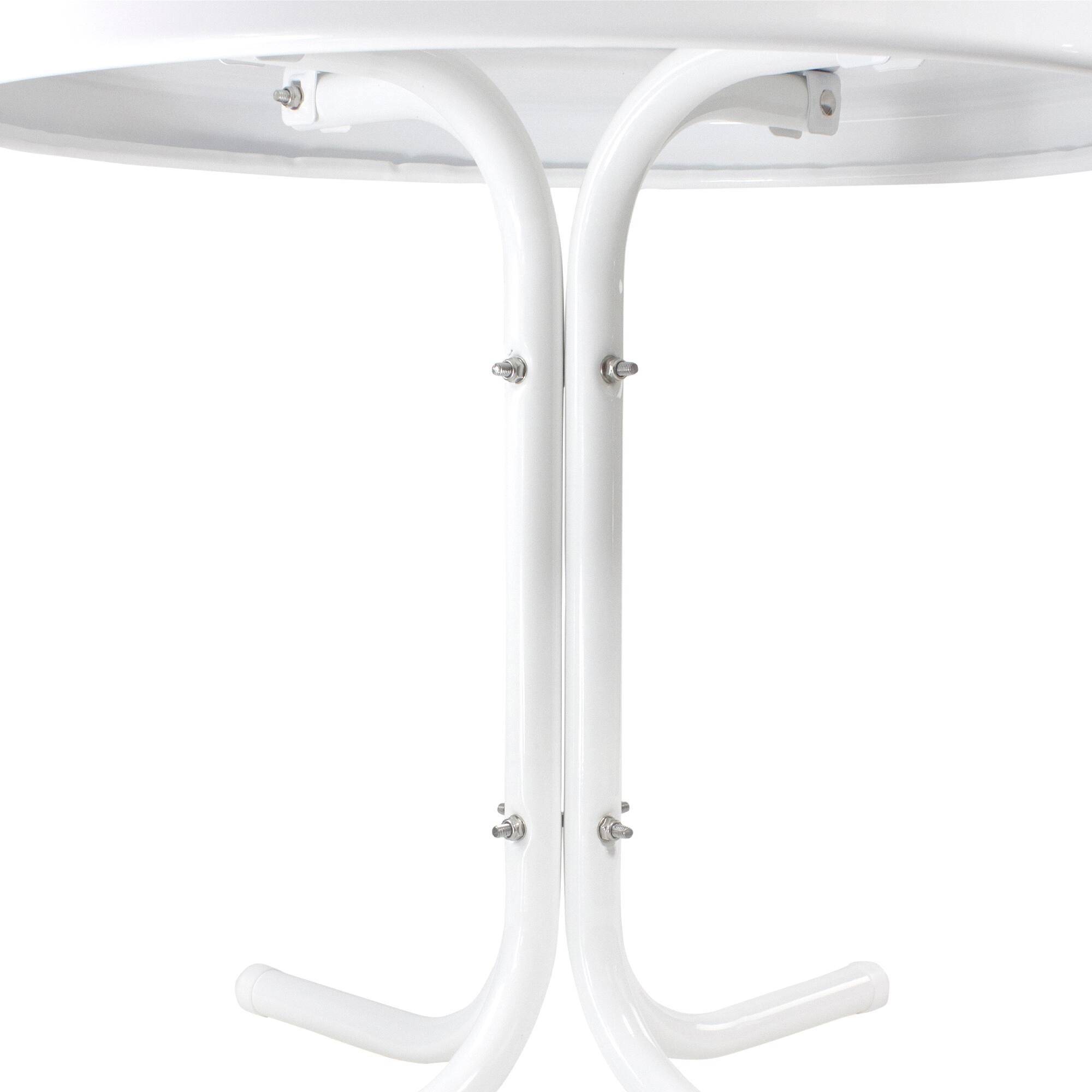 22&#x22; Outdoor Retro Tulip Side Table