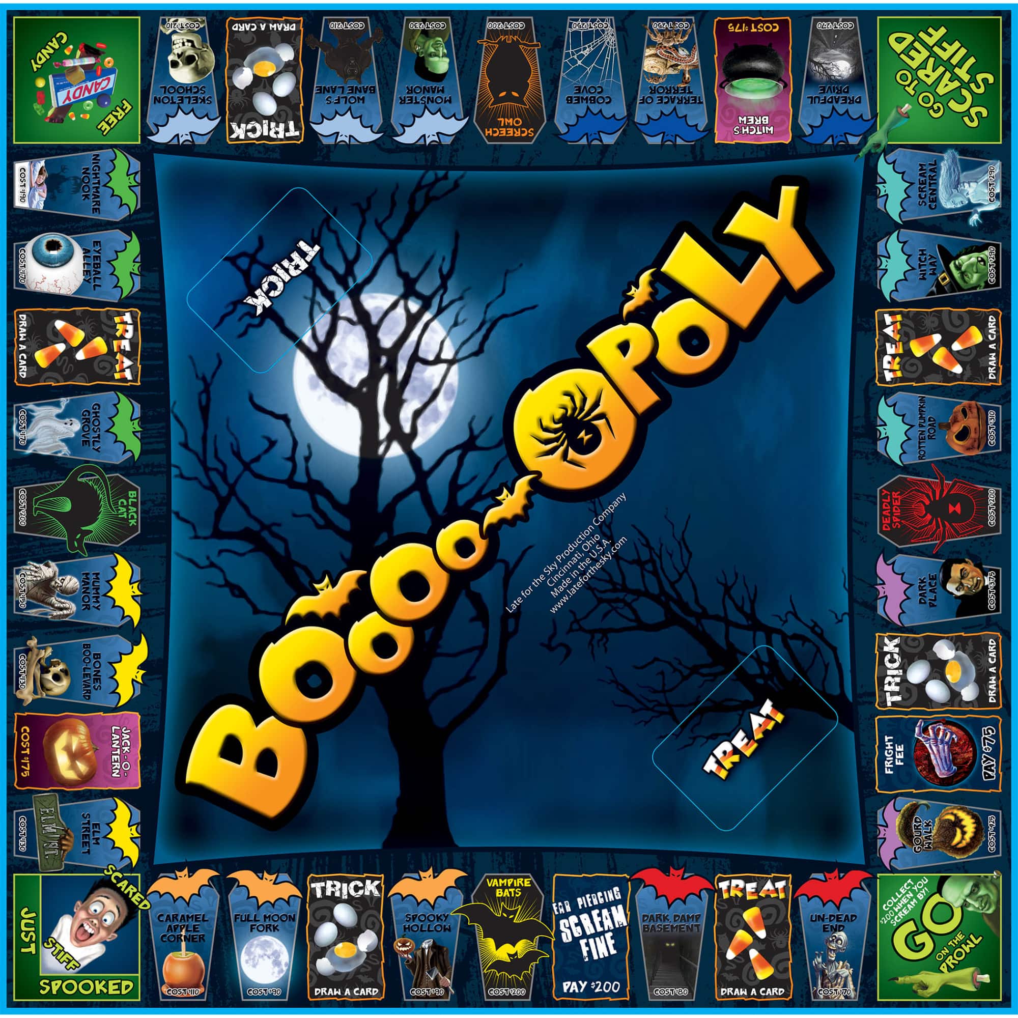 Late For The Sky BOO-Opoly™ Board Game