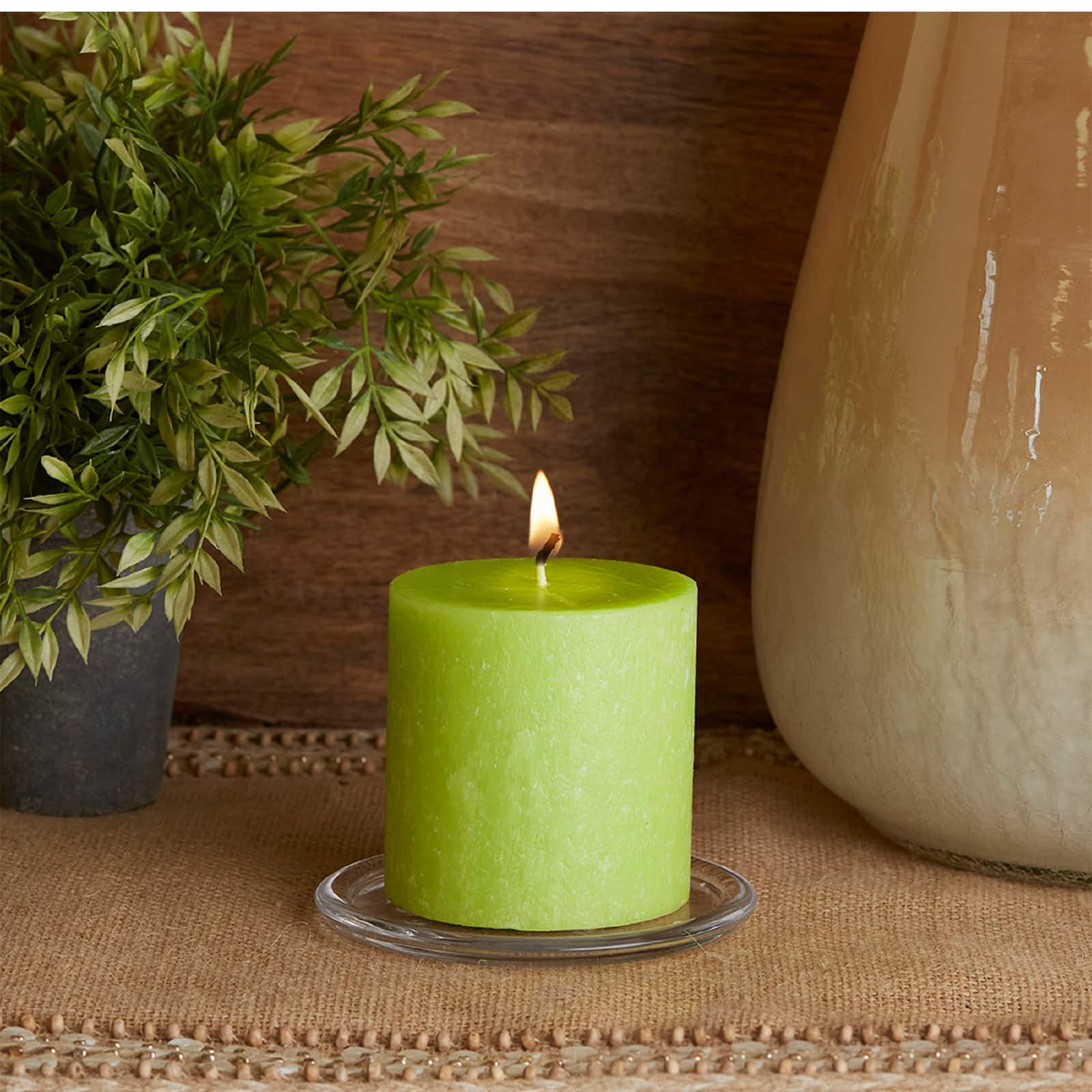 Root Candles 3" x 3" Unscented Timberline™ Pillar Candle
