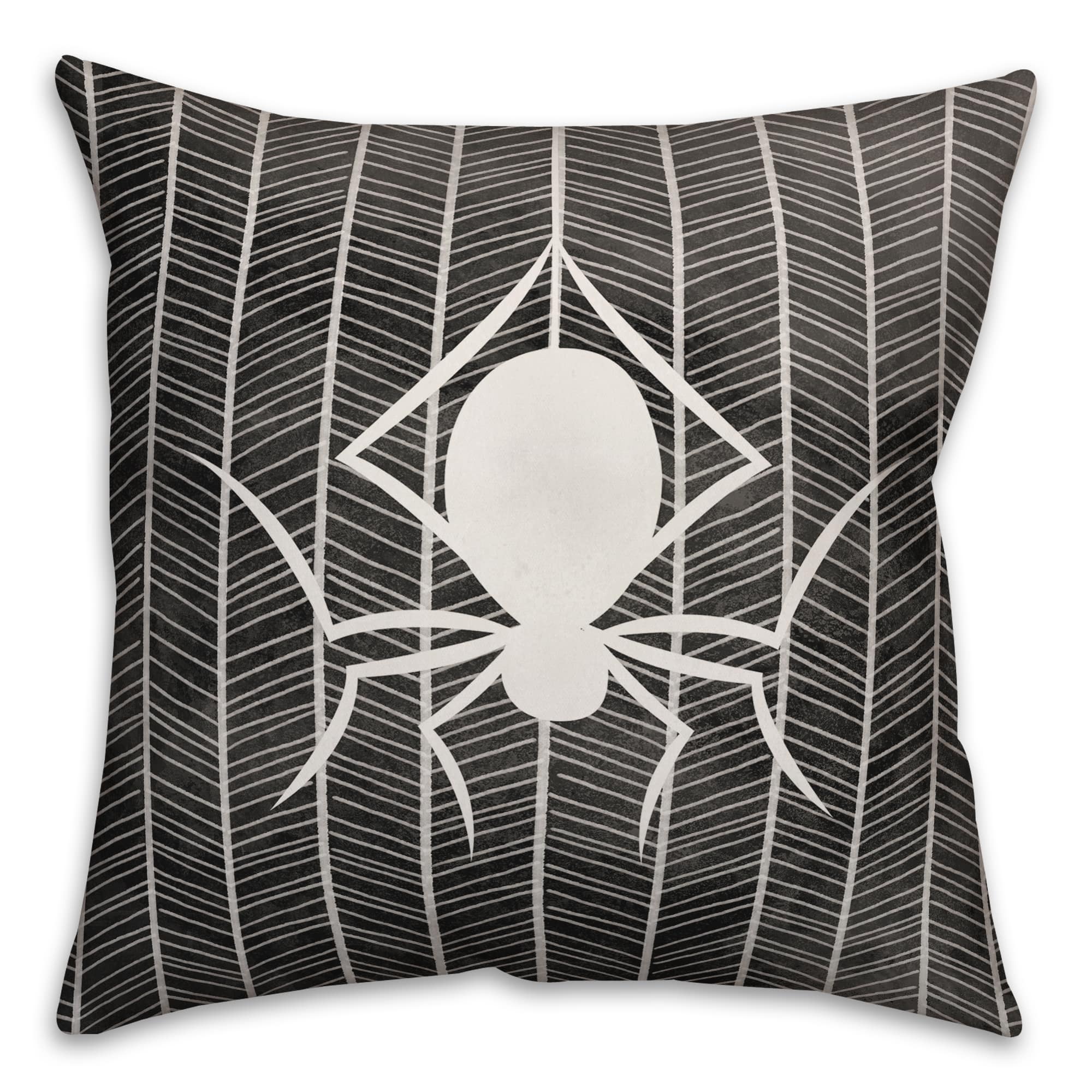 Spiderweb Spun Poly Throw Pillow