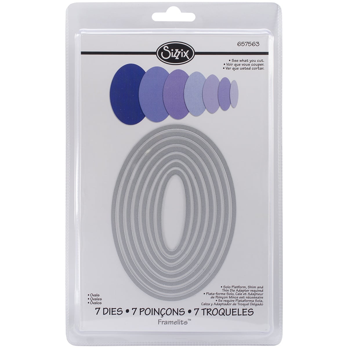 Sizzix® Framelits™ Ovals Die Set