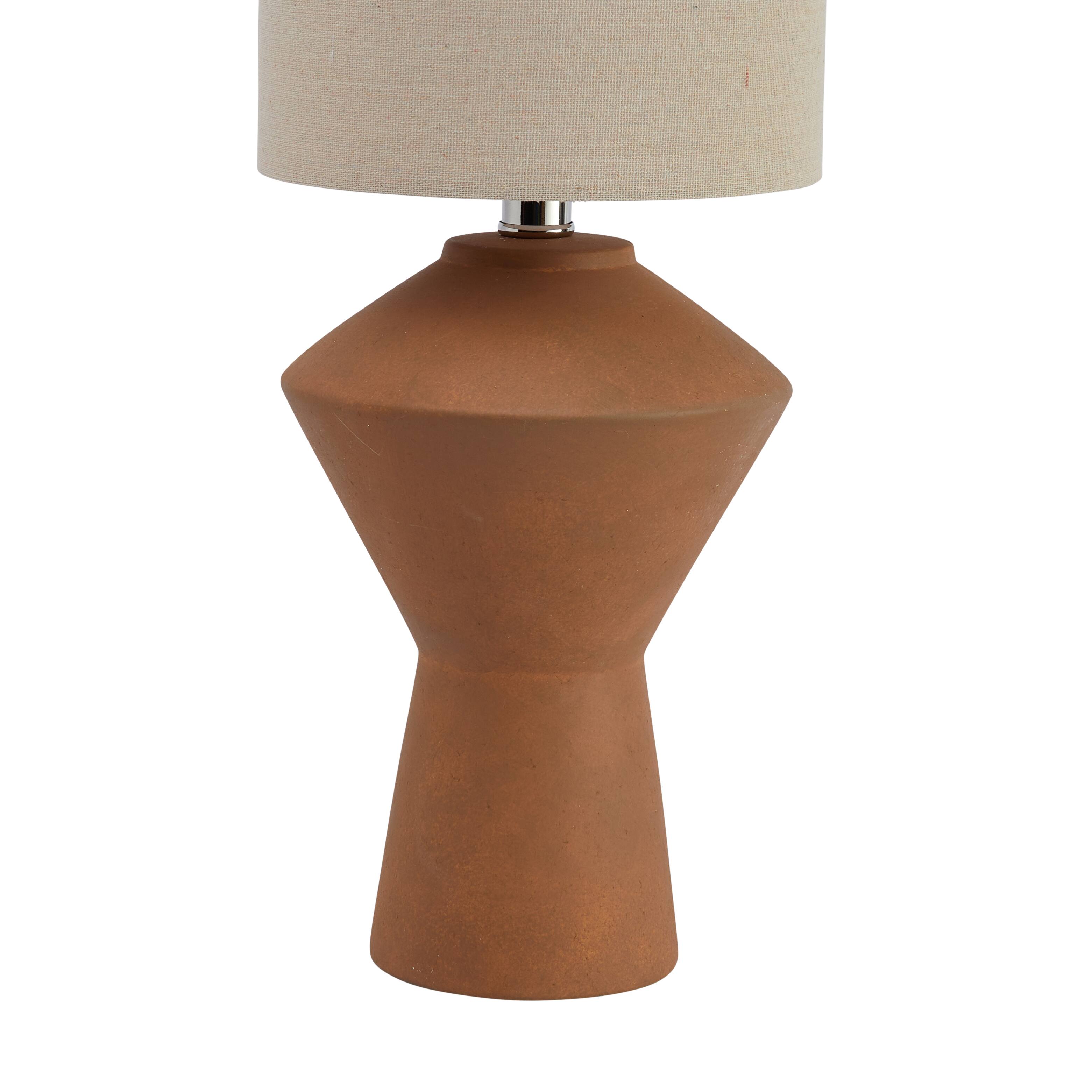 Hello Honey&#xAE; Modern Sculptural Terracotta Table Lamps, 2ct.