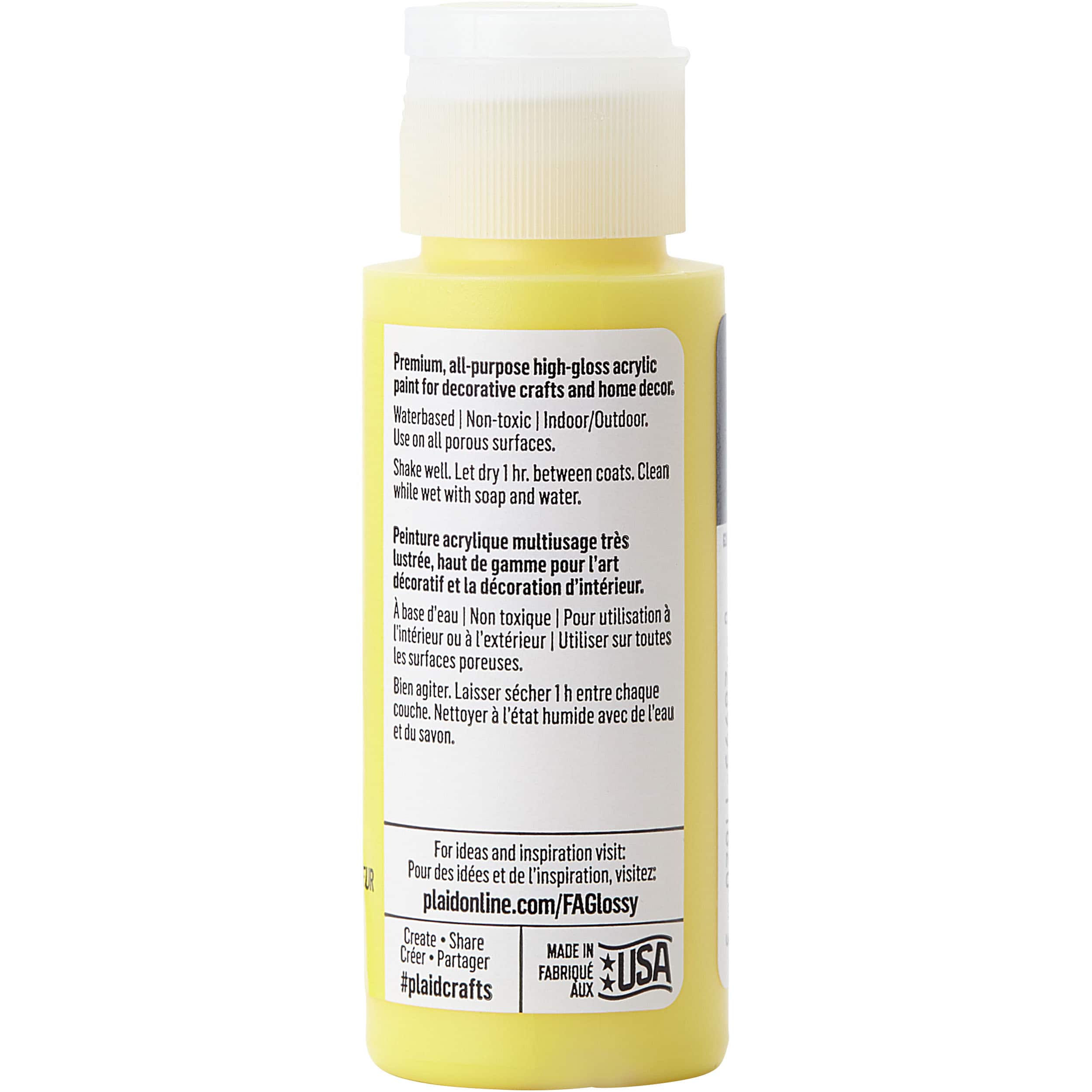 12 Pack: FolkArt® Glossy™ High-Gloss Acrylic Paint