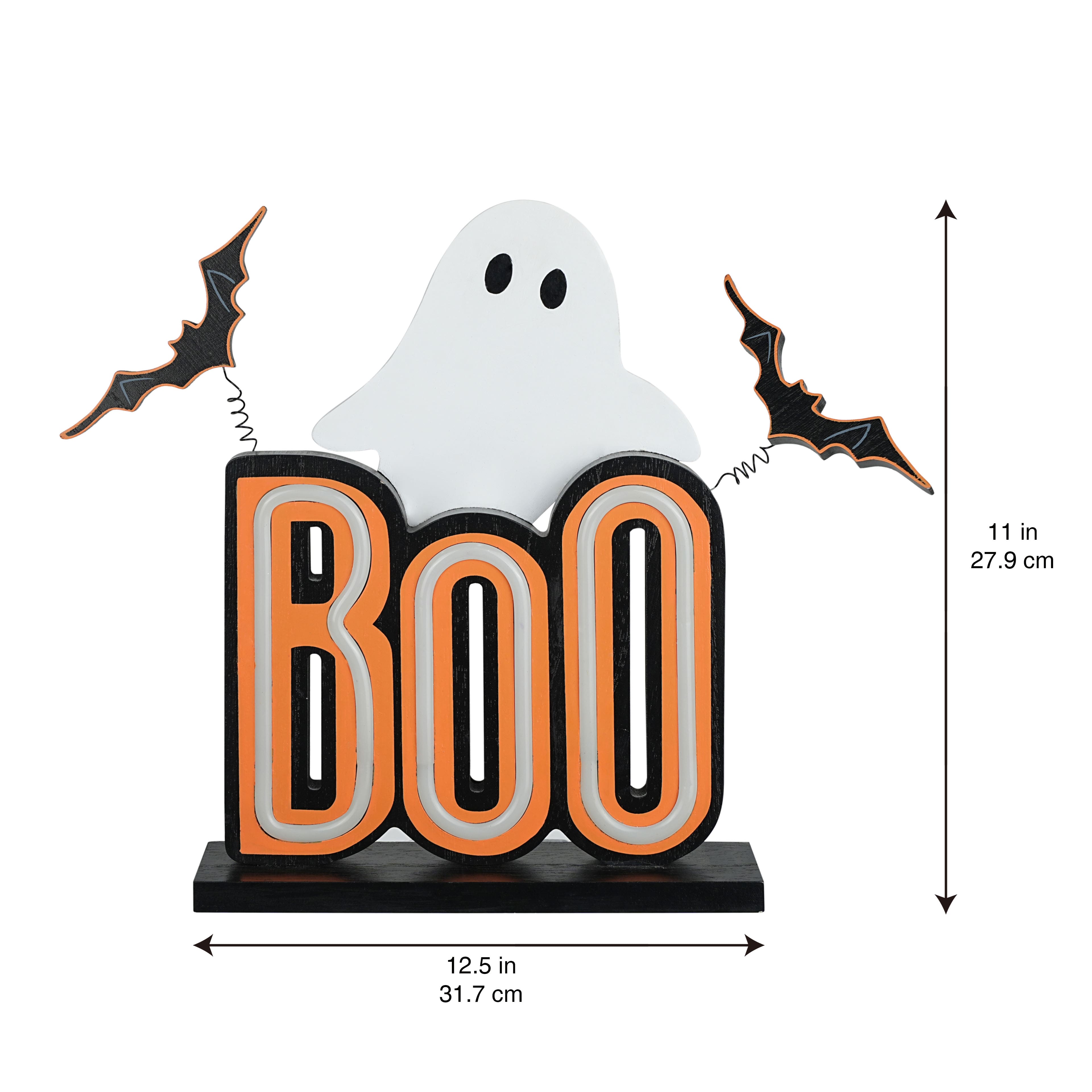 12.5&#x22; Boo Ghost LED Neon Tabletop Sign by Ashland&#xAE;