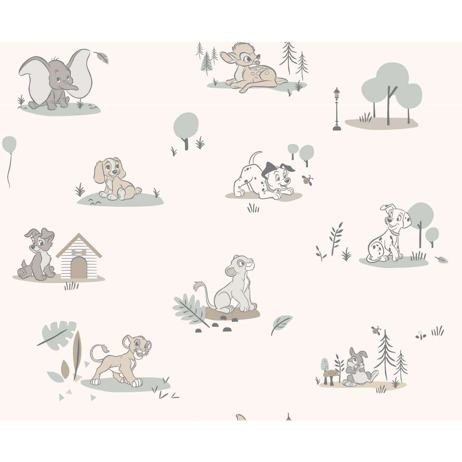 RoomMates Disney&#xAE; Baby Animals Peel &#x26; Stick Wallpaper