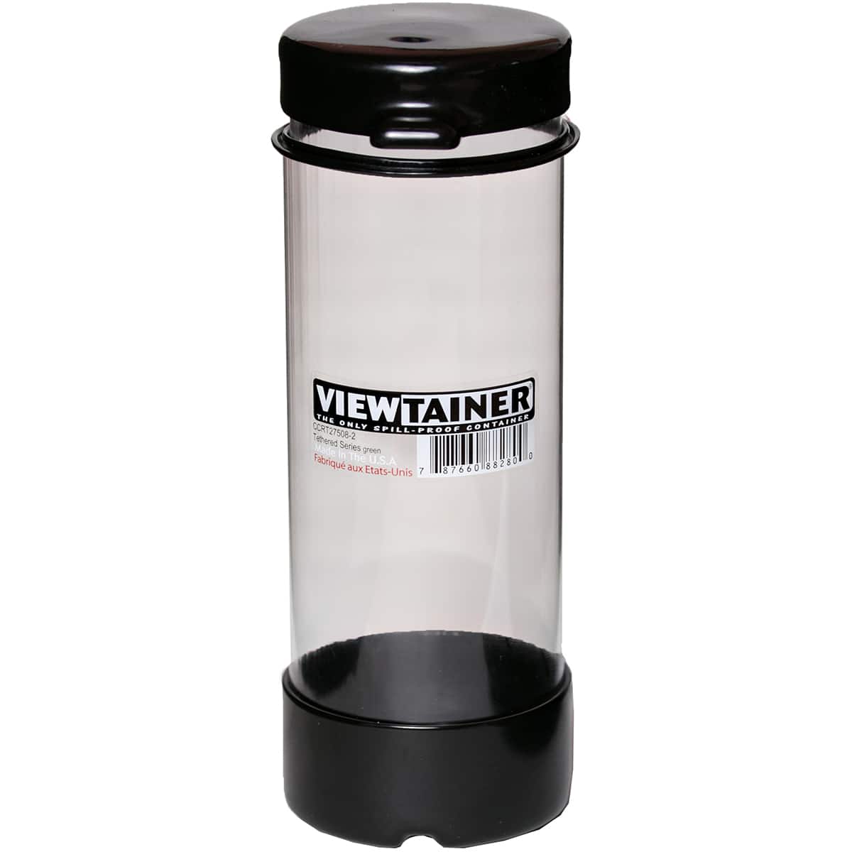 Viewtainer 8" Tethered Cap Storage Container