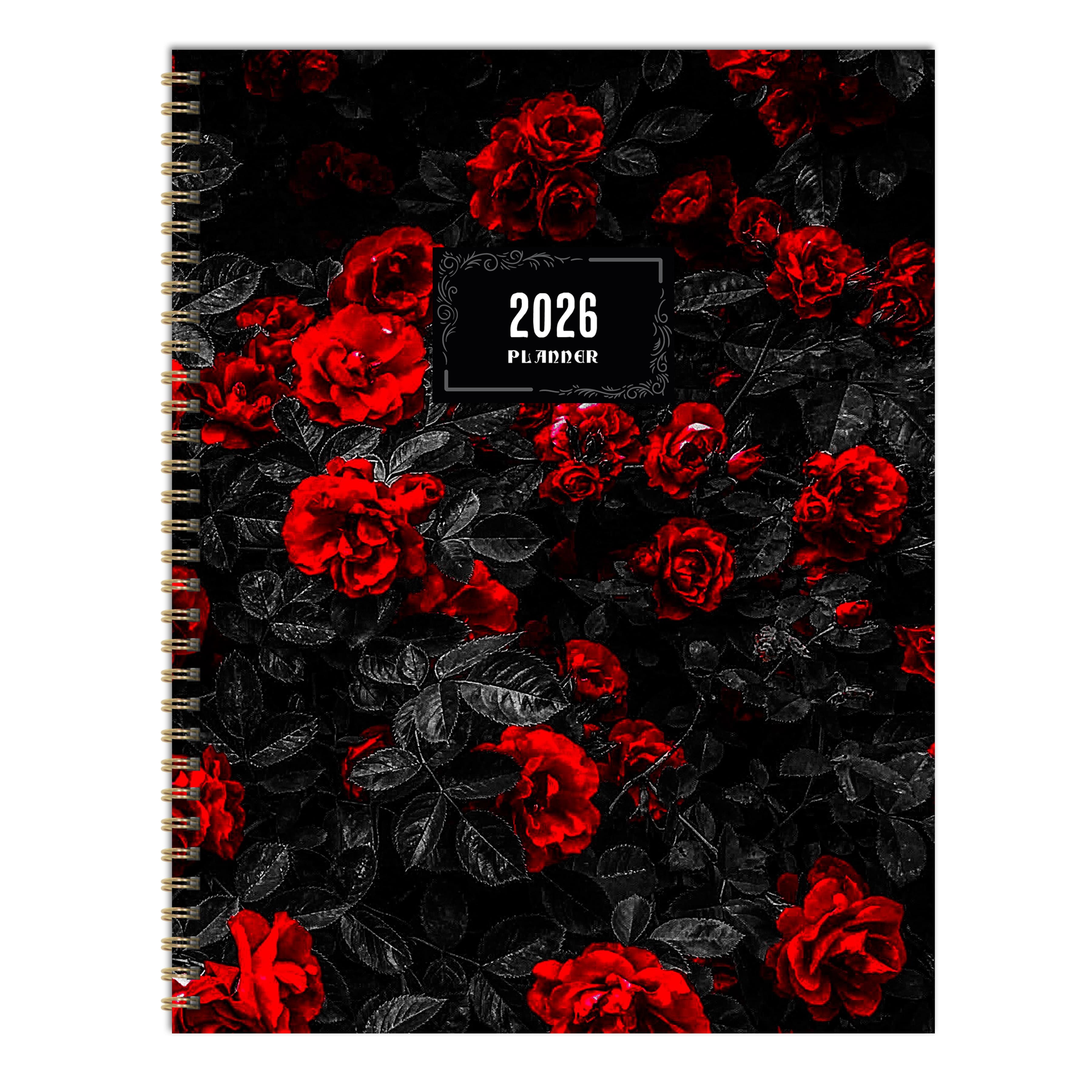 2026 Red Roses Large Weekly Monthly Planner | Michaels