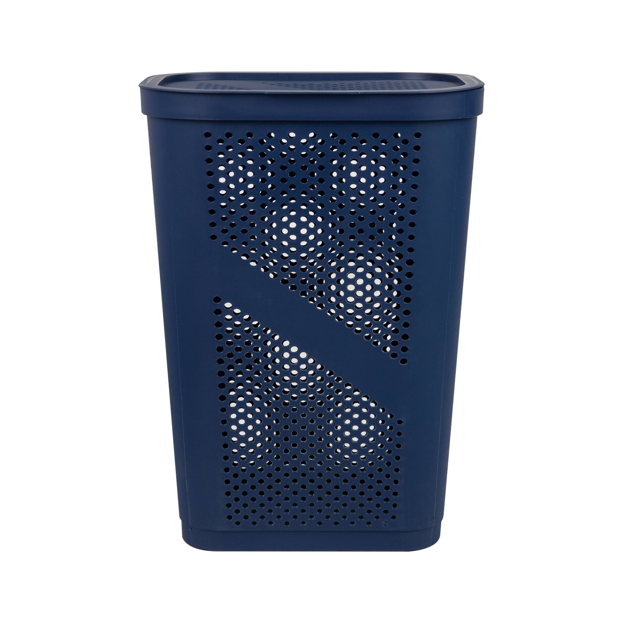 Mind Reader 17" x 24" Slim Plastic Laundry Hamper