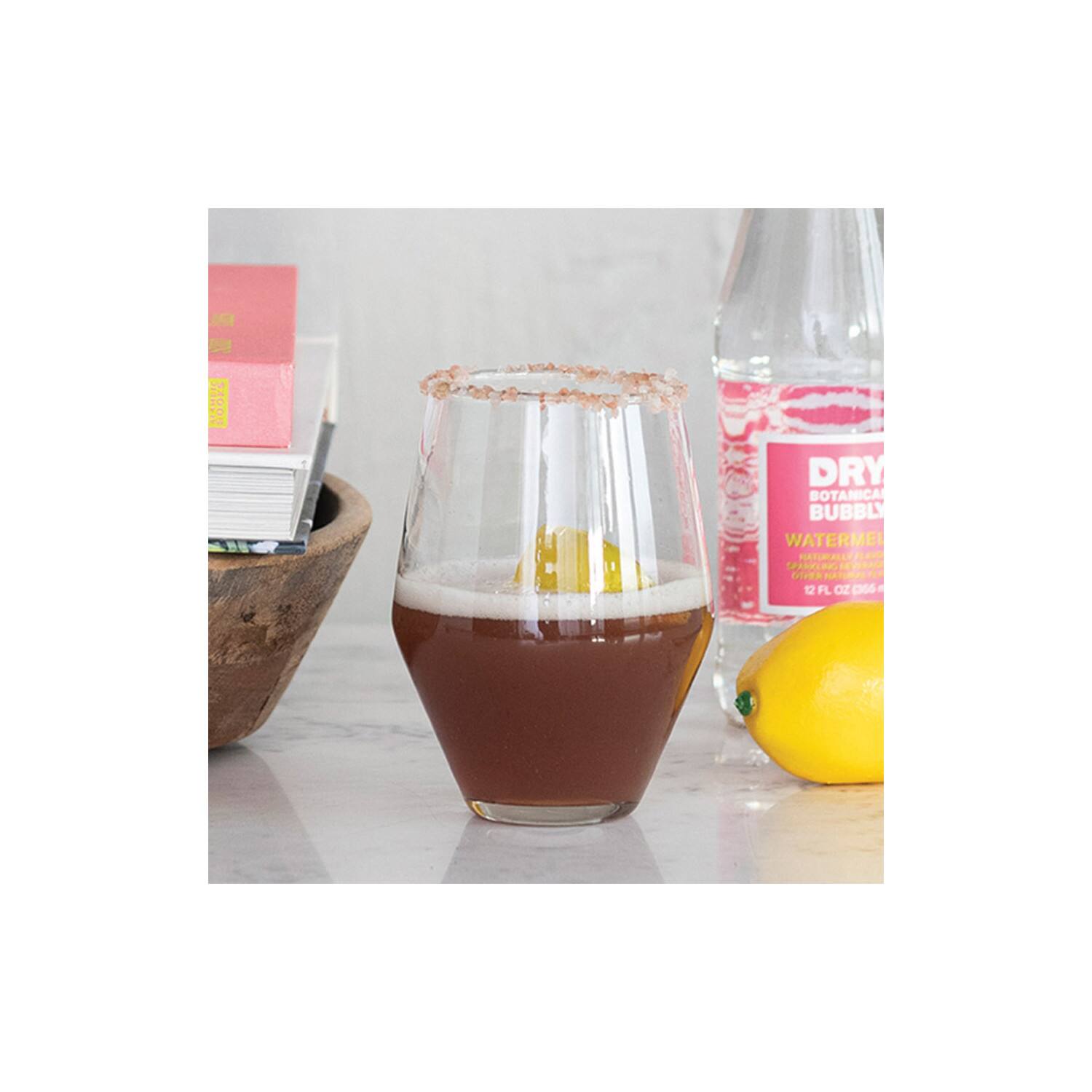 Hello Honey&#xAE; 3.25&#x22; Clear Round Drinking Glasses, 6ct.
