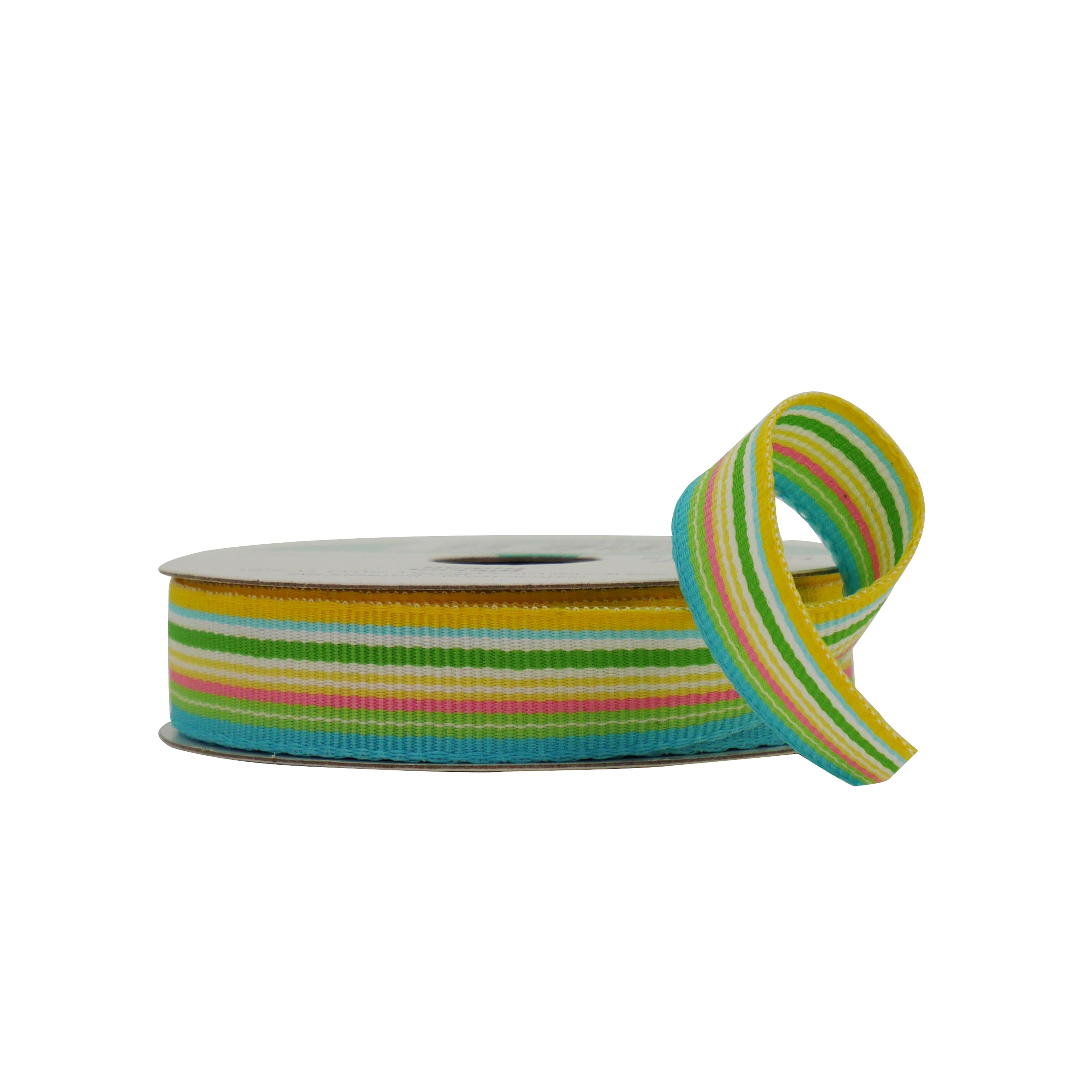 5/8&#x22; x 4yd Striped Grosgrain Ribbon by Celebrate It&#xAE; Hot Buy!