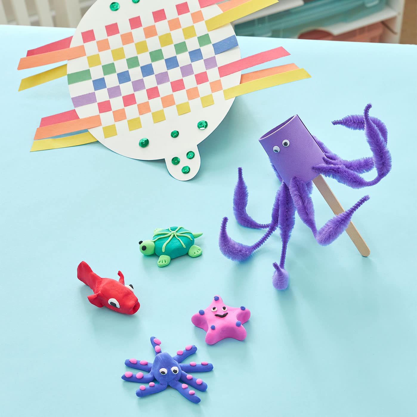 Craft Stick Octopus - Craft Project Ideas