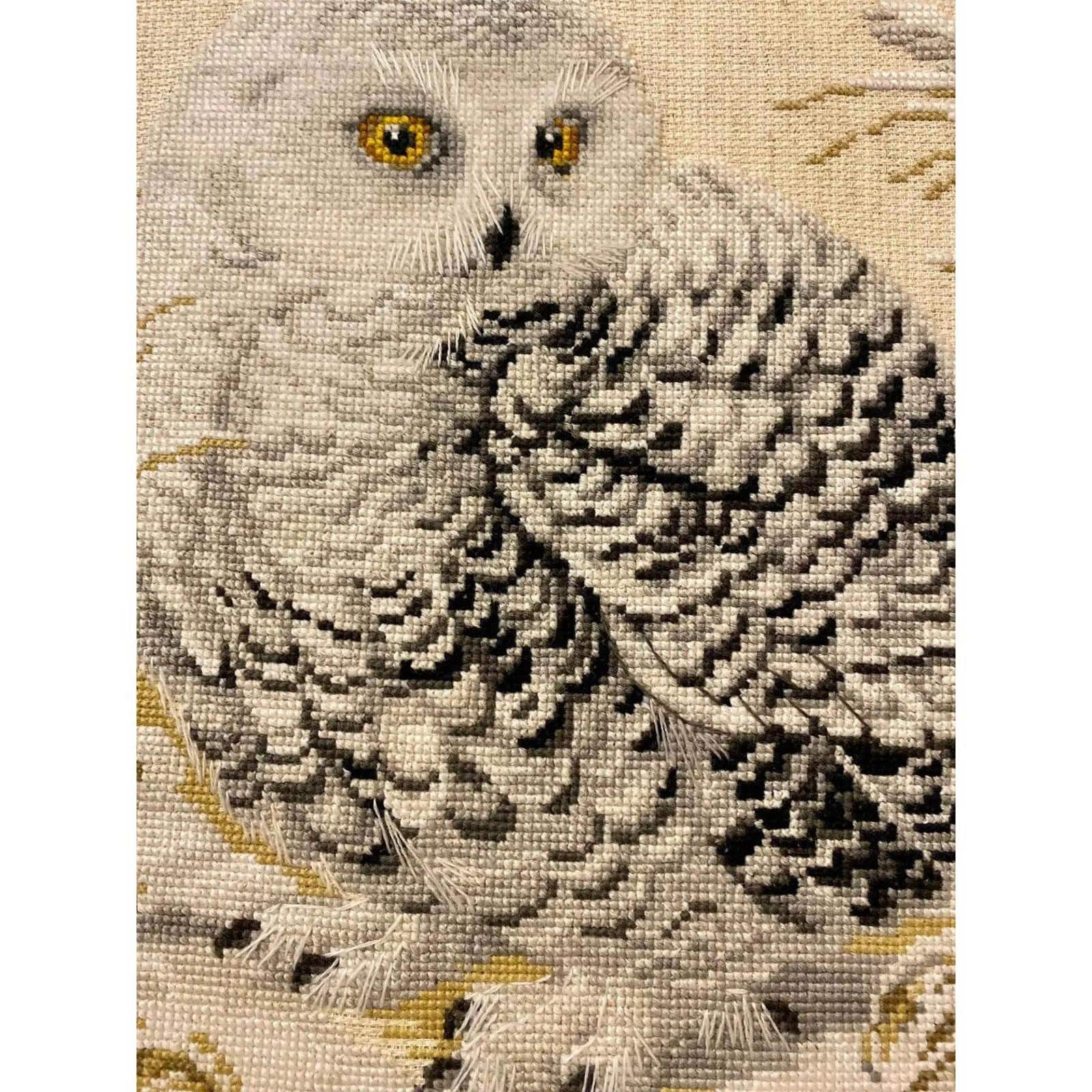 RIOLIS White Owl Counted Cross-Stitch Kit