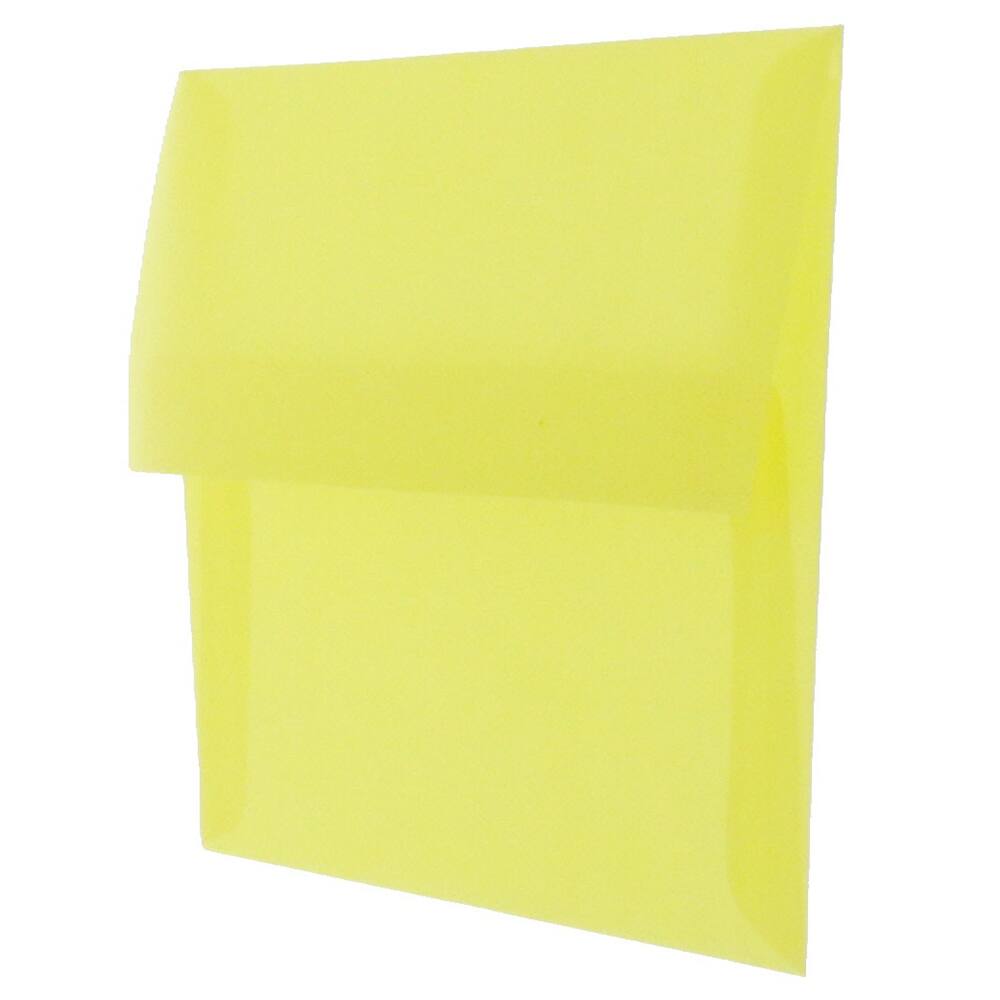 JAM Paper A2 Translucent Vellum Invitation Envelopes, 25ct.