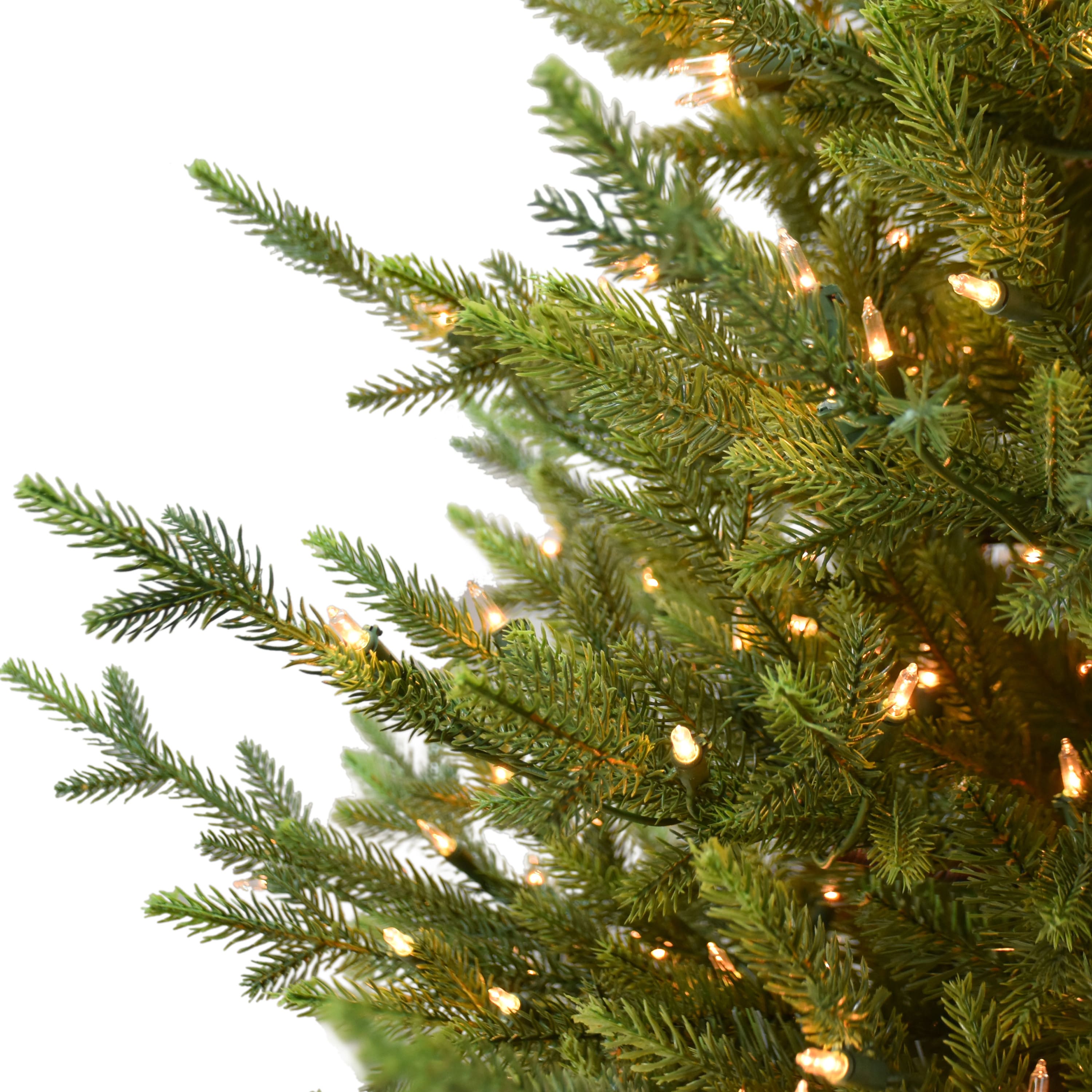 7.5ft. Pre-Lit Fairview Spruce Artificial Christmas Tree, Clear Lights