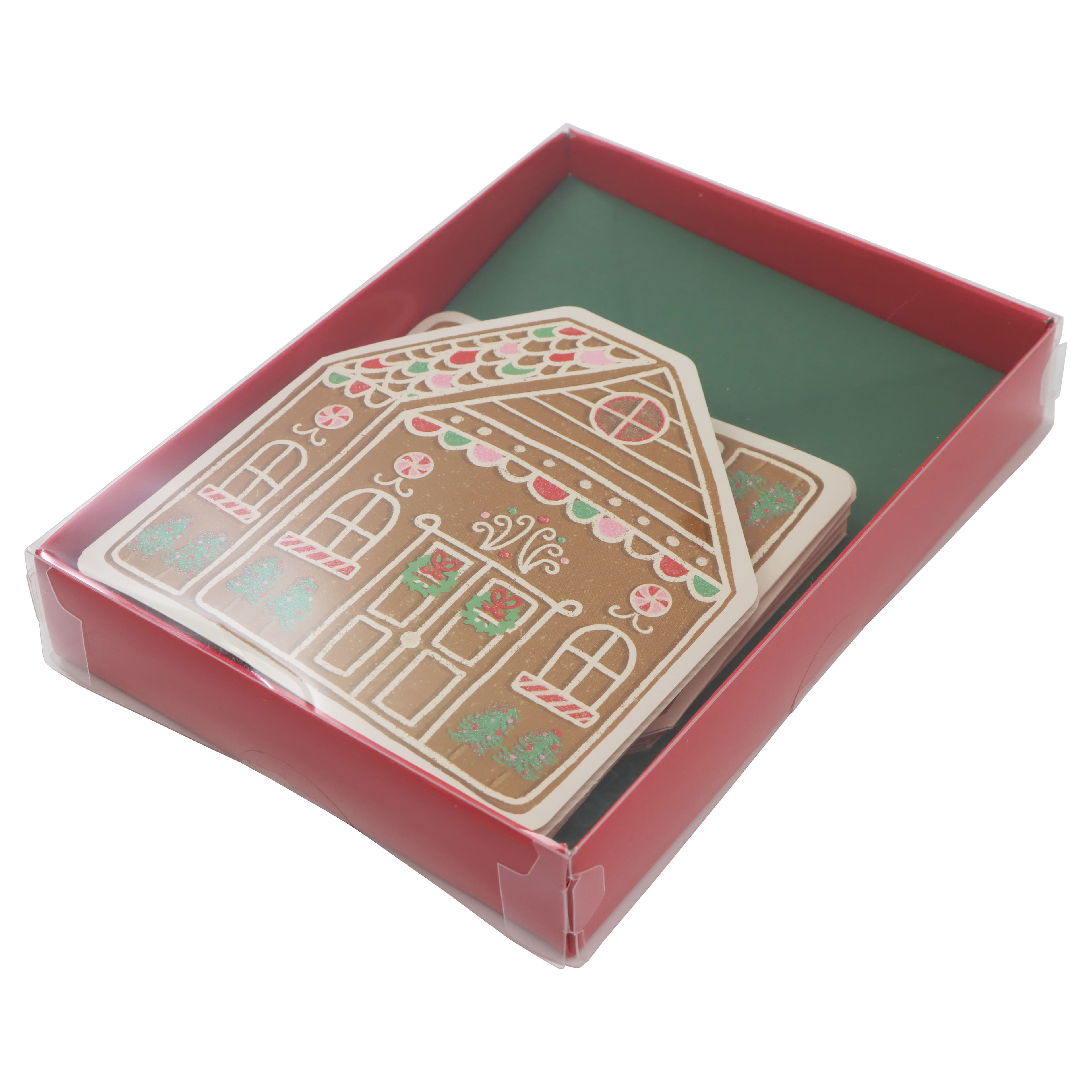 Glitter Gingerbread House Card &#x26; Envelope Set by Recollections&#x2122;