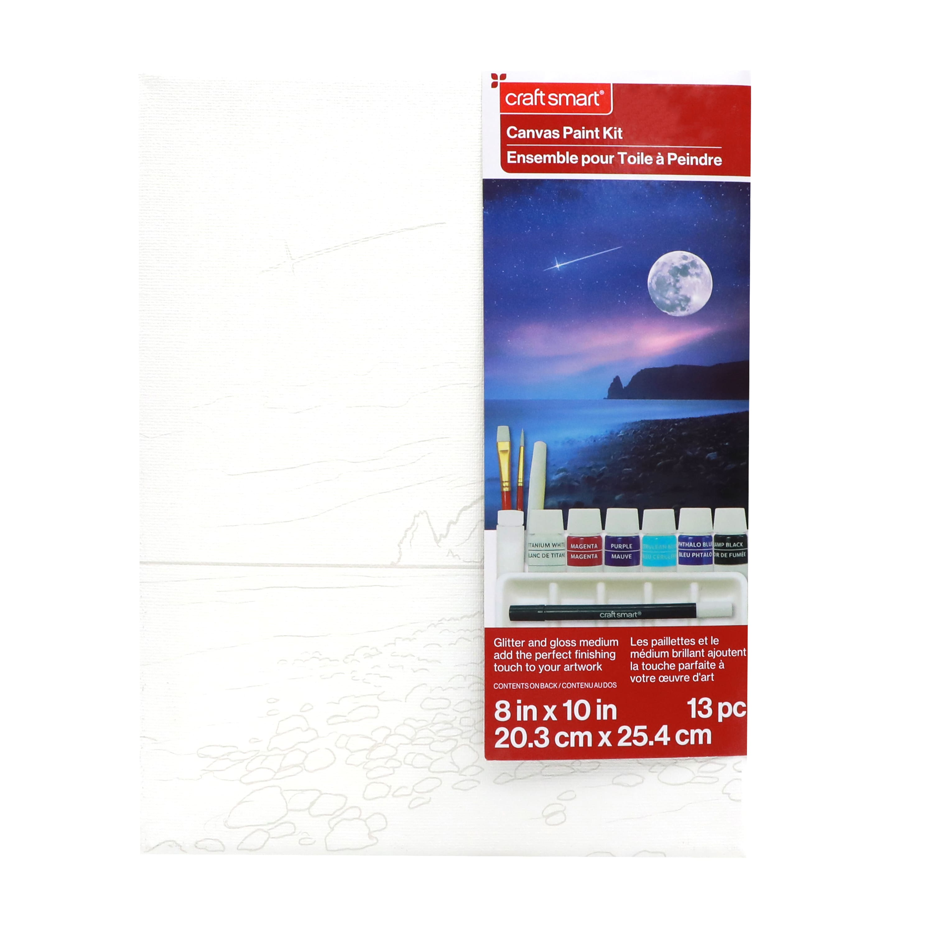 8" x 10" Celestial Beach Canvas Paint Kit by Craft Smart®