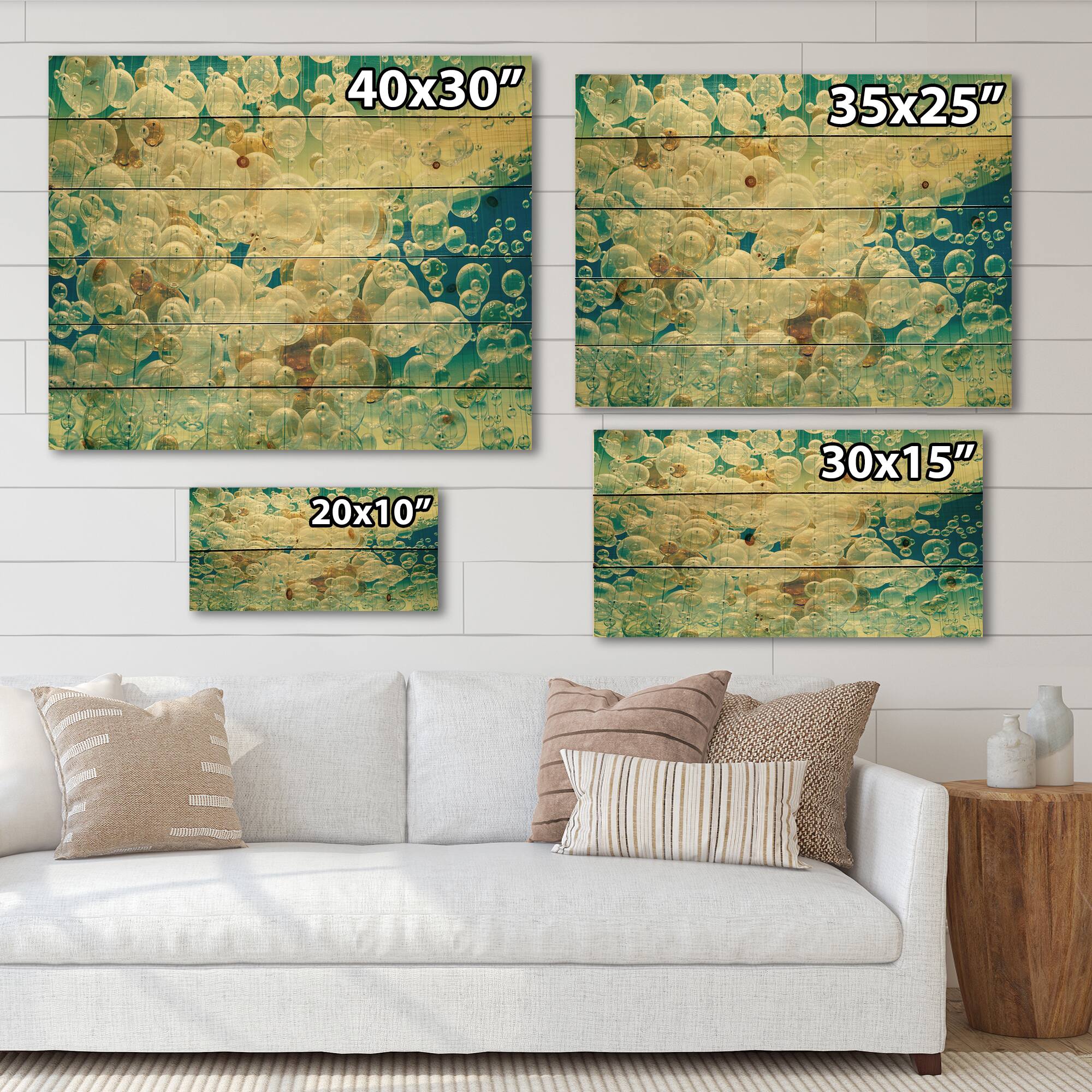 Designart - Abstract Chandelier In The Form of Balls I