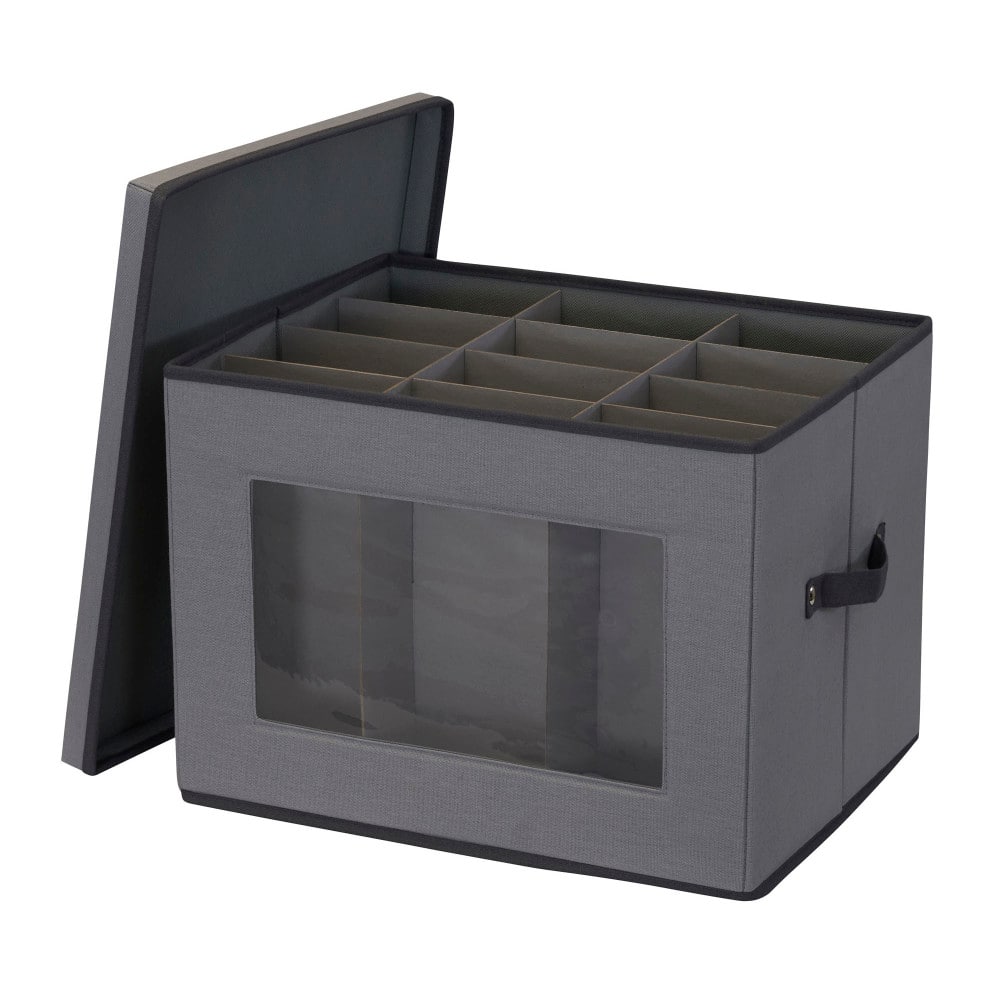 Household Essentials Stemware Storage Box