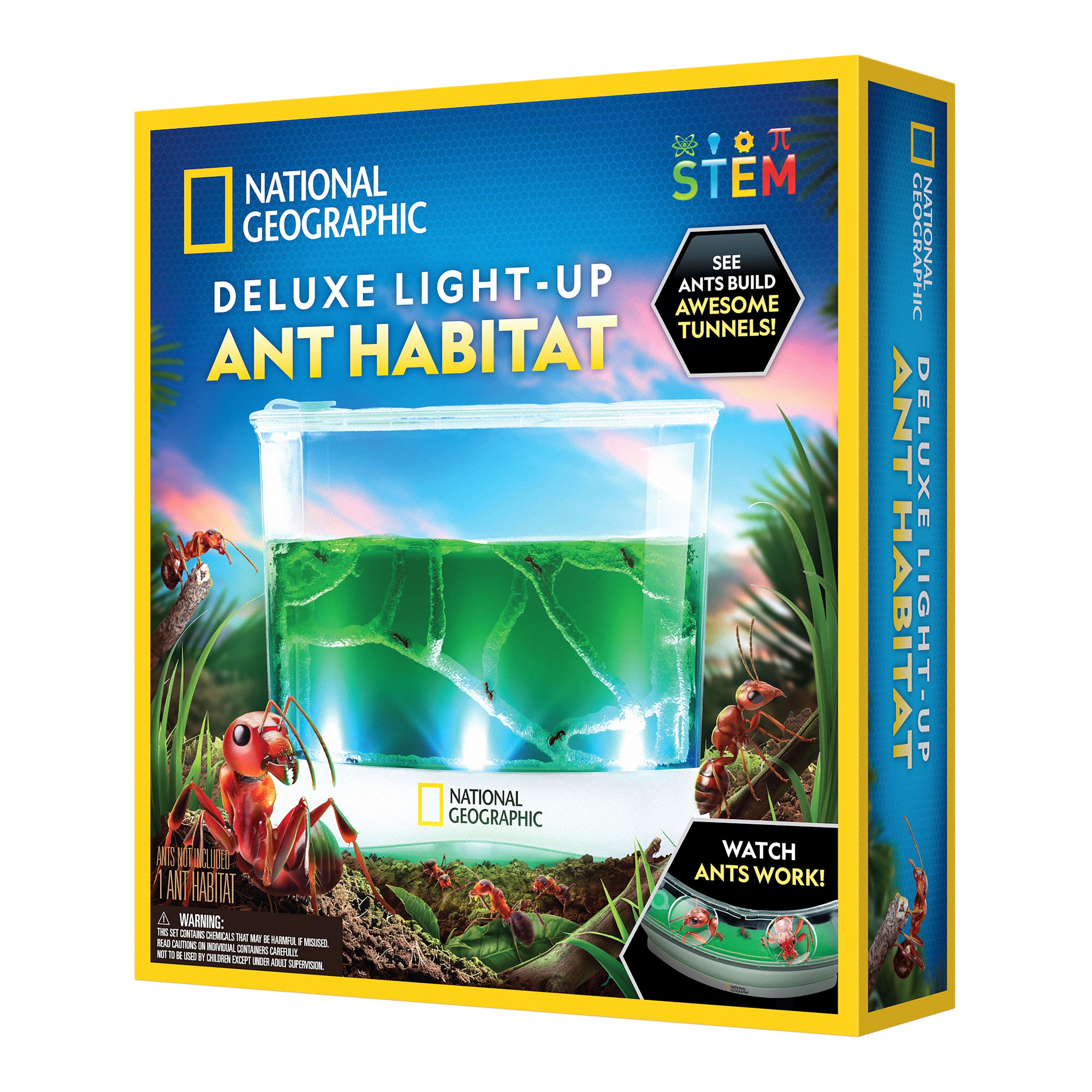 National Geographic Deluxe Light-Up Ant Habitat Kit