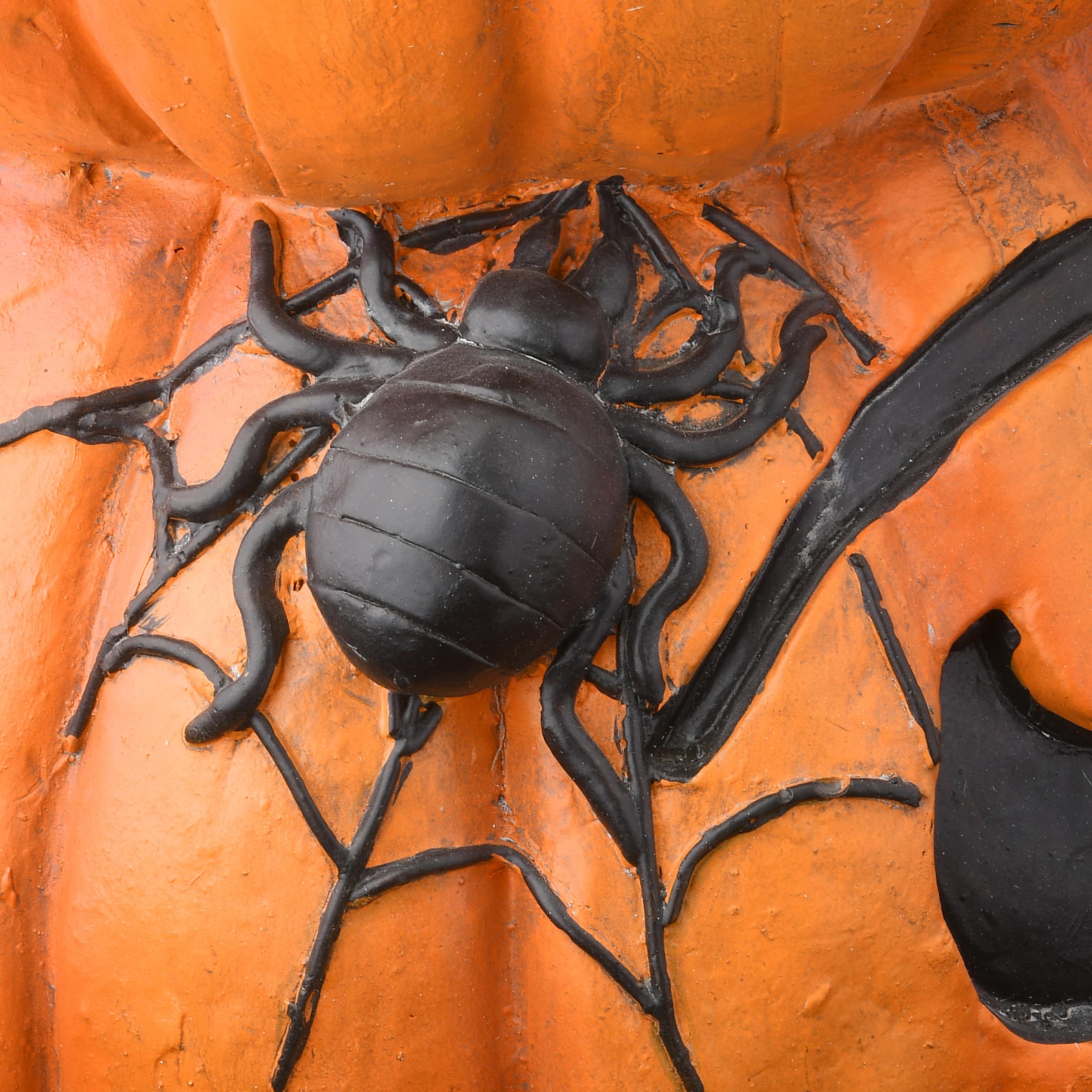 39&#x22; Orange &#x26; Black Stacked Jack-O-Lanterns