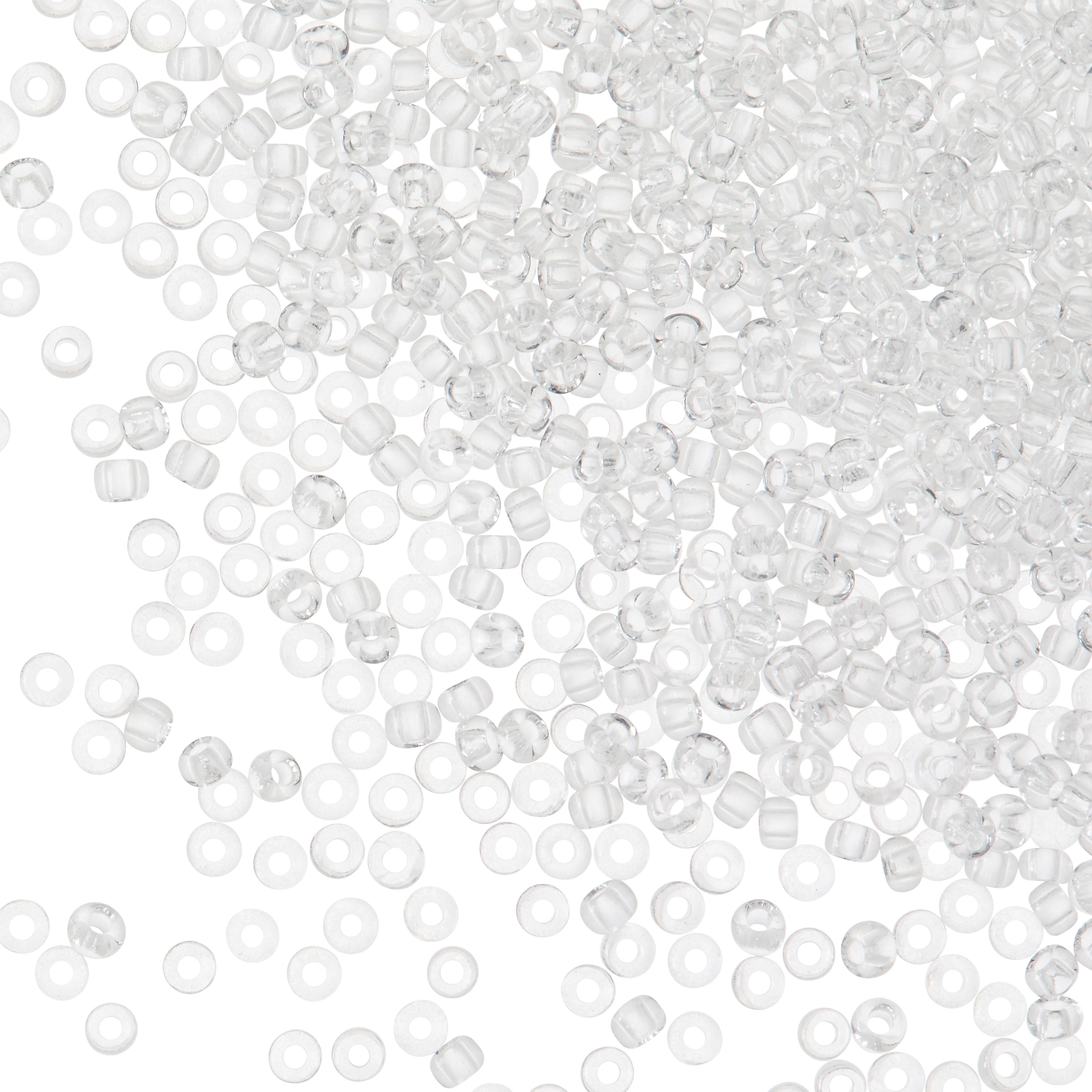 John Bead Opaque Czech Glass Seed Beads, 11/0