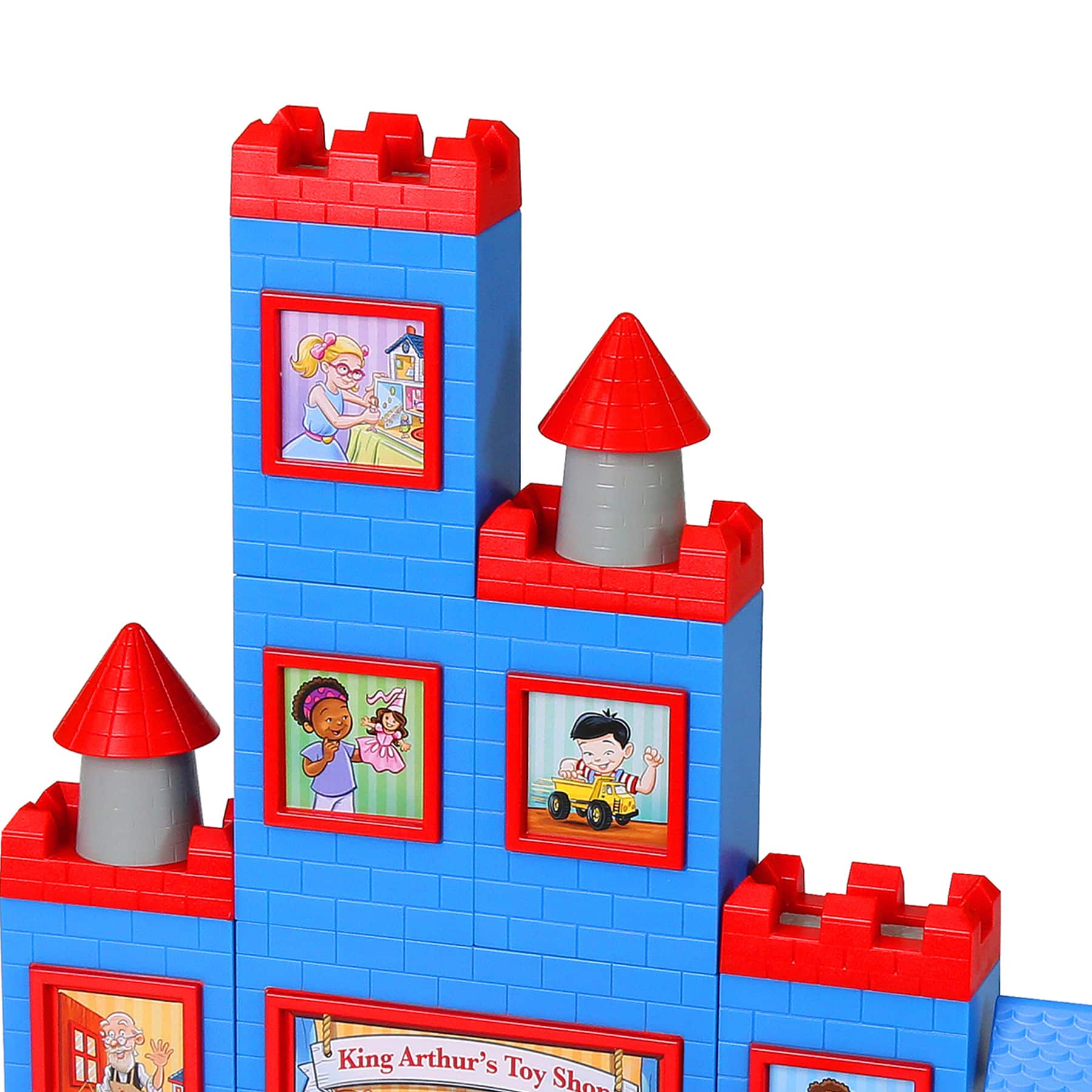 Popular Playthings&#xAE; Magville&#xAE; Castle&#x2122; Magnetic Building Blocks Play Set