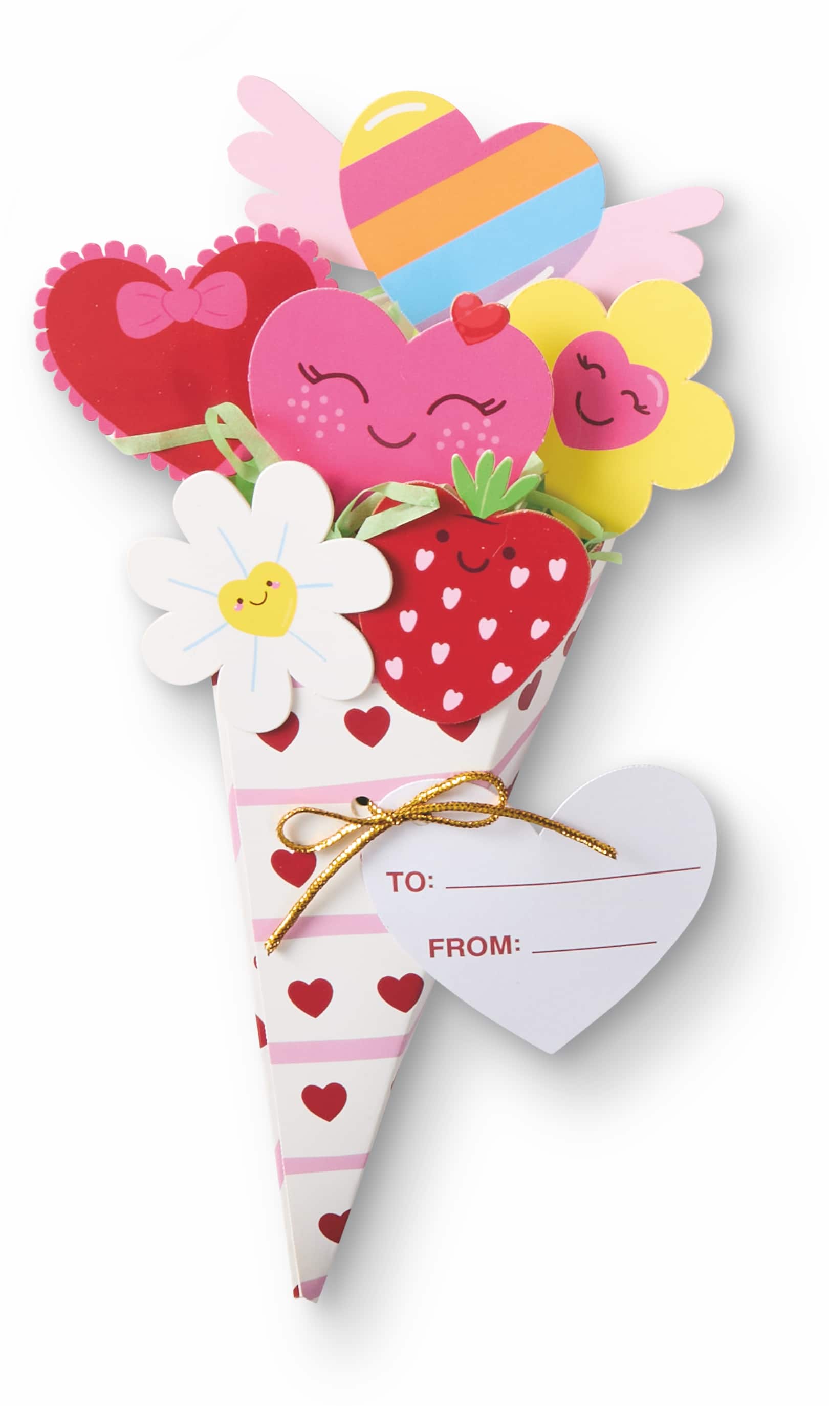 Valentine Paper Flower Bouquet Craft Kit by Creatology™