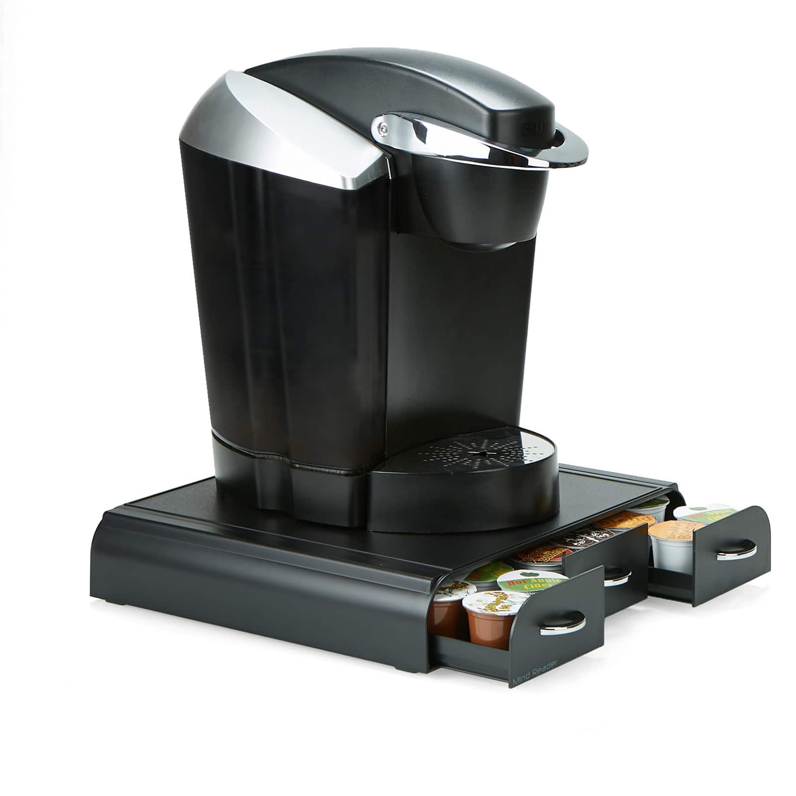 Mind Reader Black 36 Capacity 'Anchor' Triple Drawer Single Serve Coffee Pod Holder