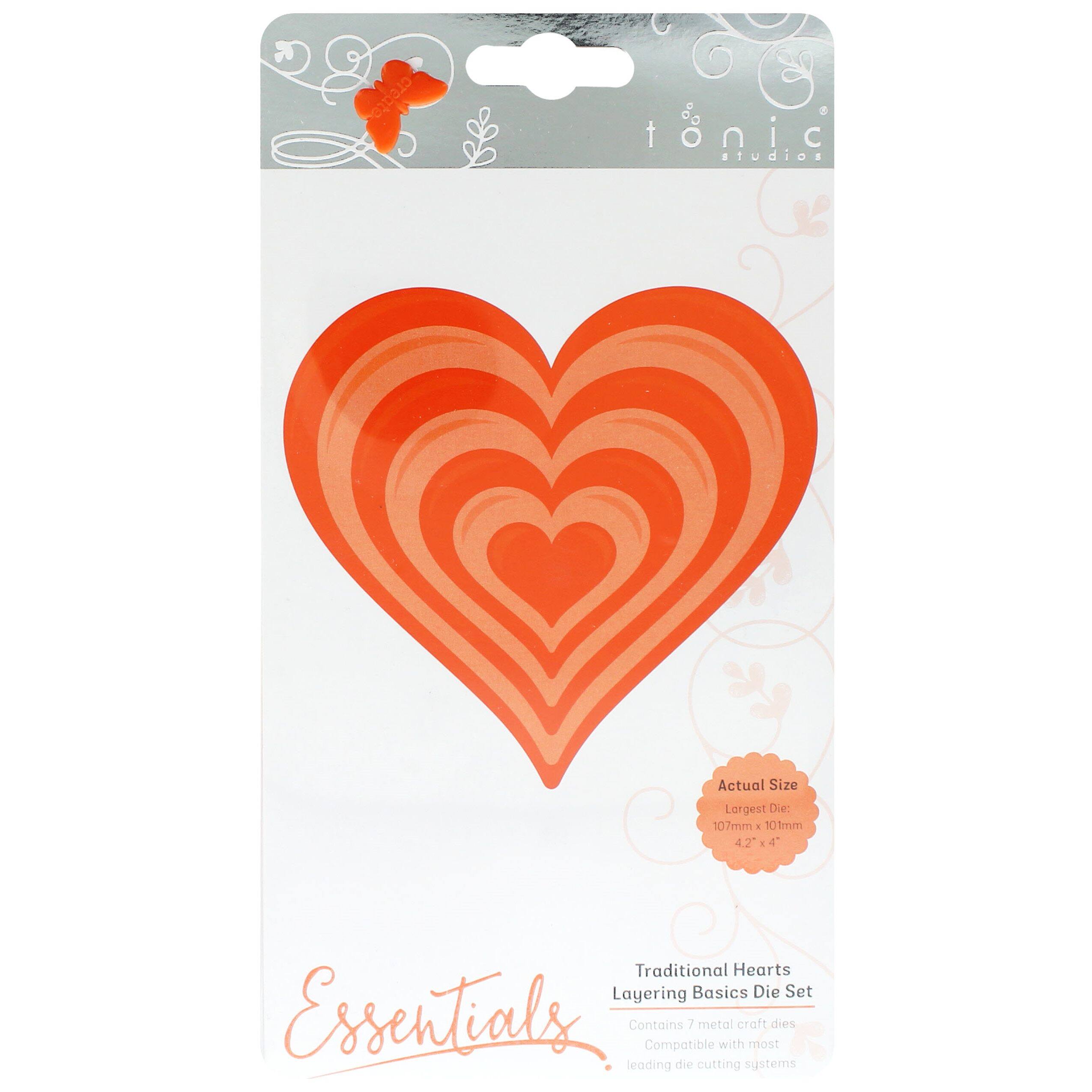 Tonic Studios® Traditional Hearts Layering Basics Die Set | Michaels®