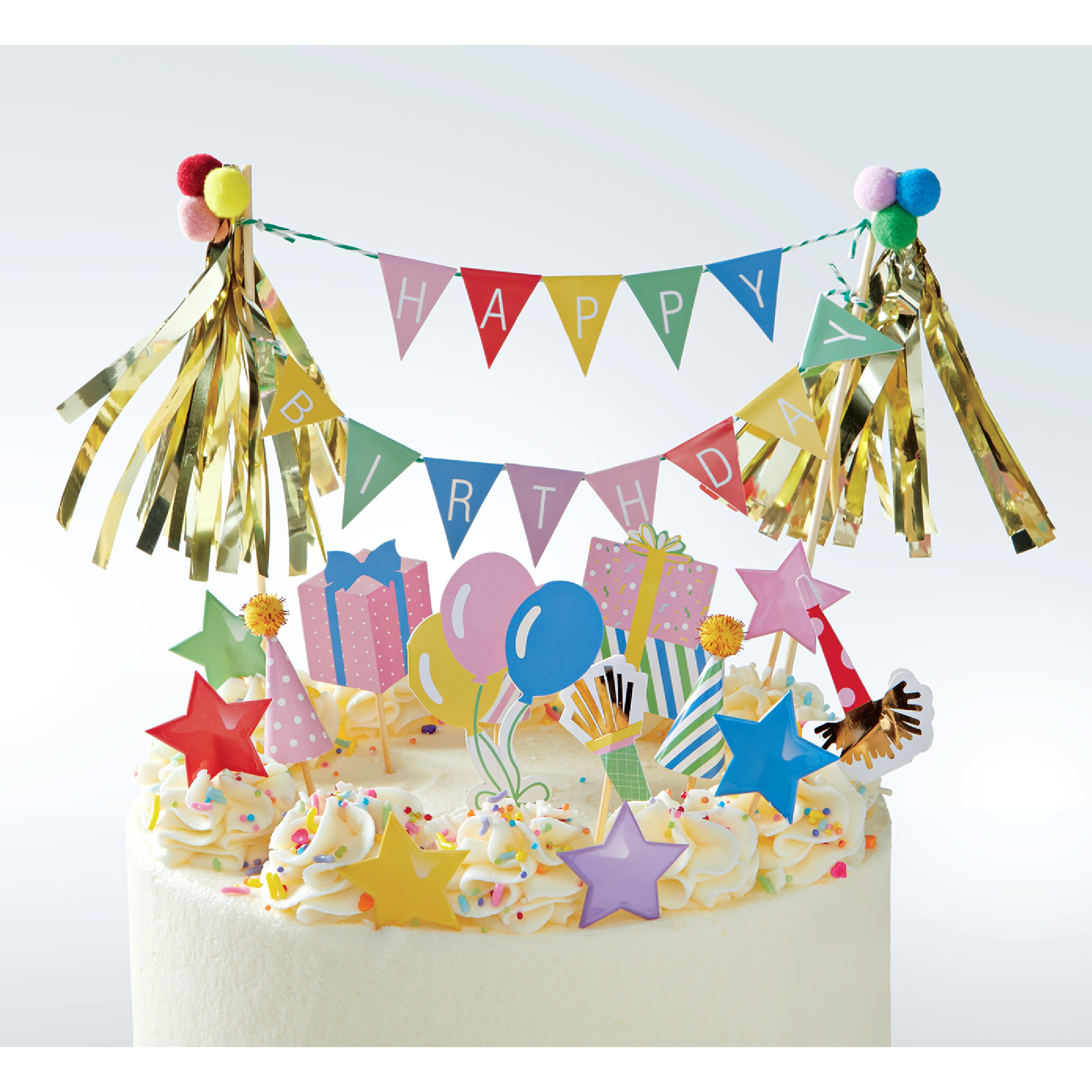 Happy Birthday Cake Topper Set by Celebrate It&#x2122;