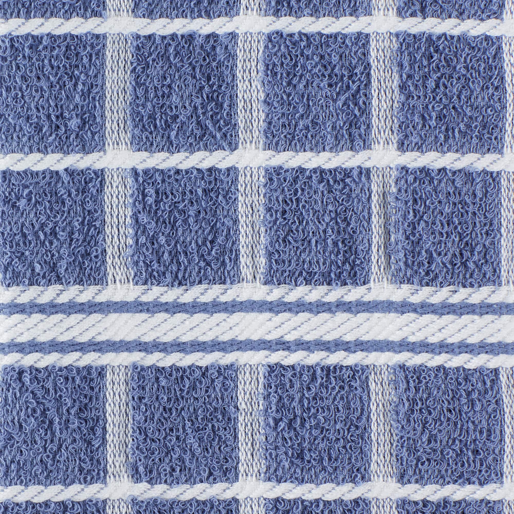 DII® Solid Windowpane Terry Dishtowels, 4ct.