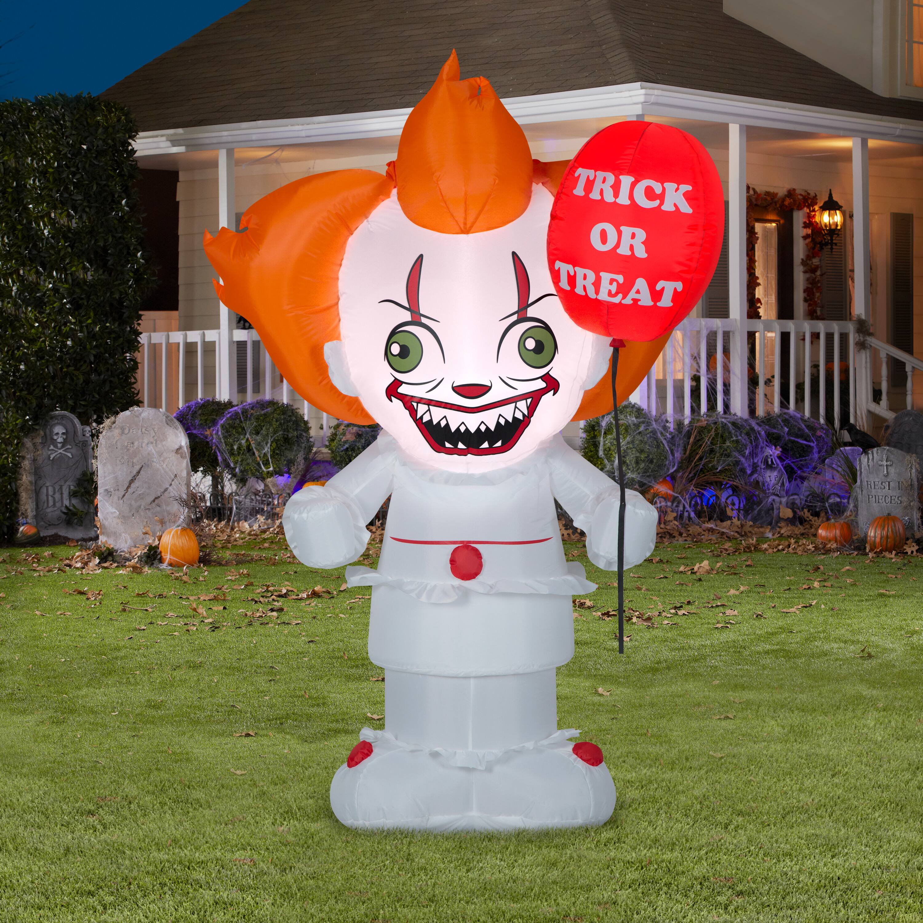 5ft. Airblown® Inflatable Halloween Pennywise with Balloon