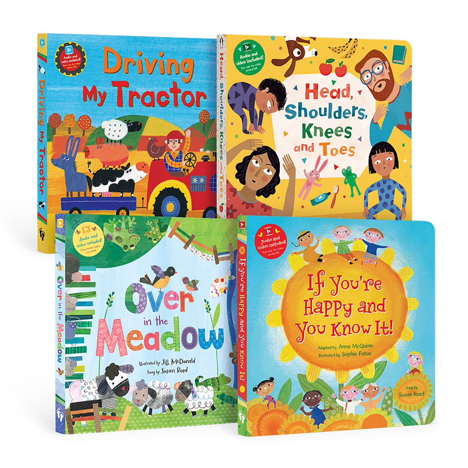 Barefoot Books Pre-K Singalongs Board Book Set