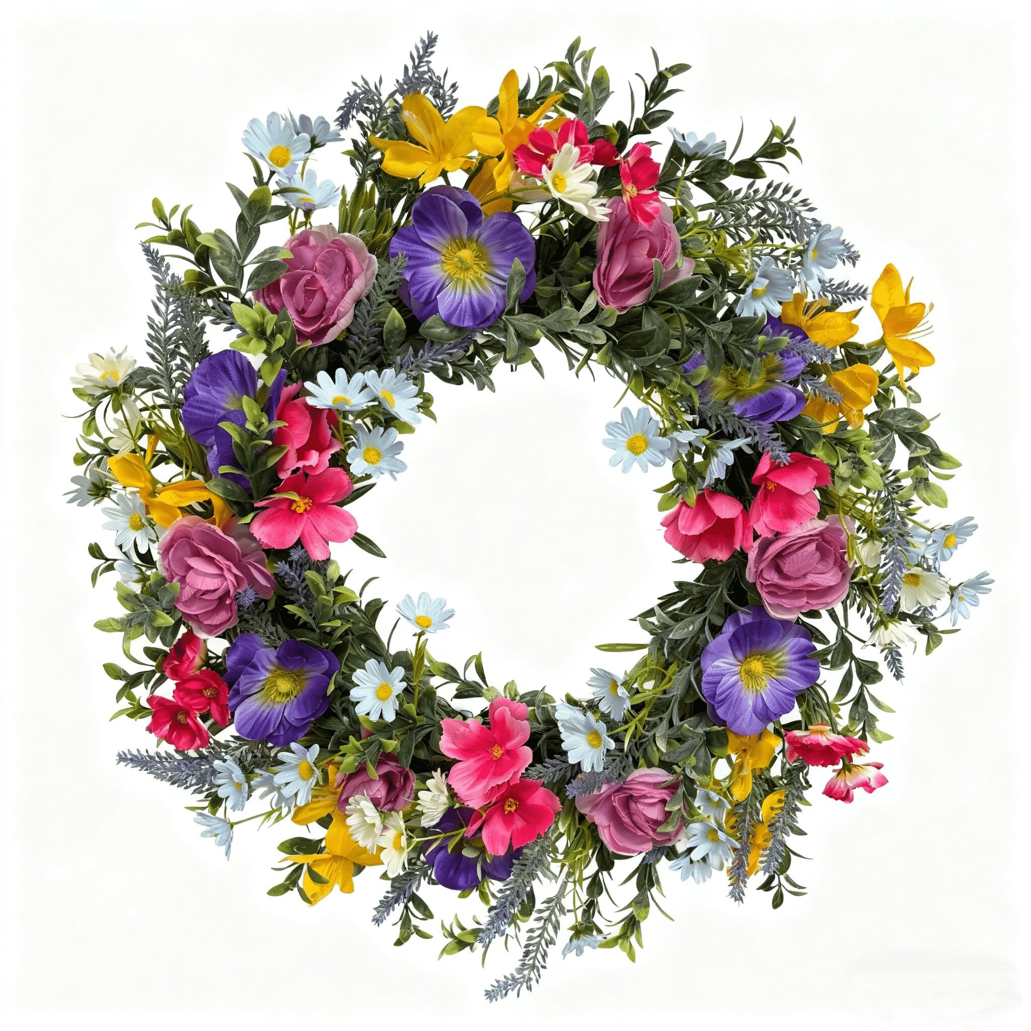 24" Wildflower Mix Wreath by Ashland®