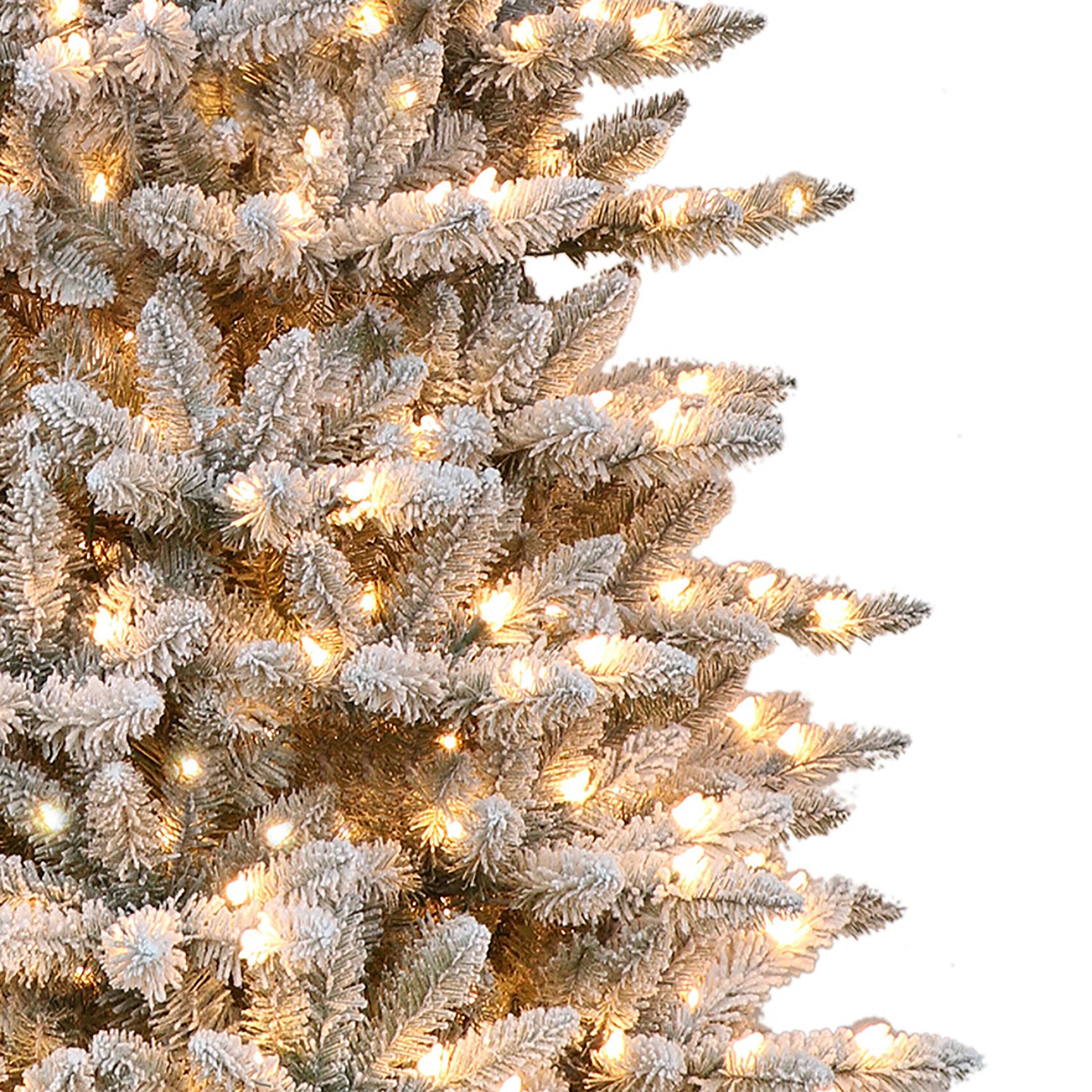 7.5ft. Pre-Lit Fraser Fir Artificial Christmas Tree, Clear Lights