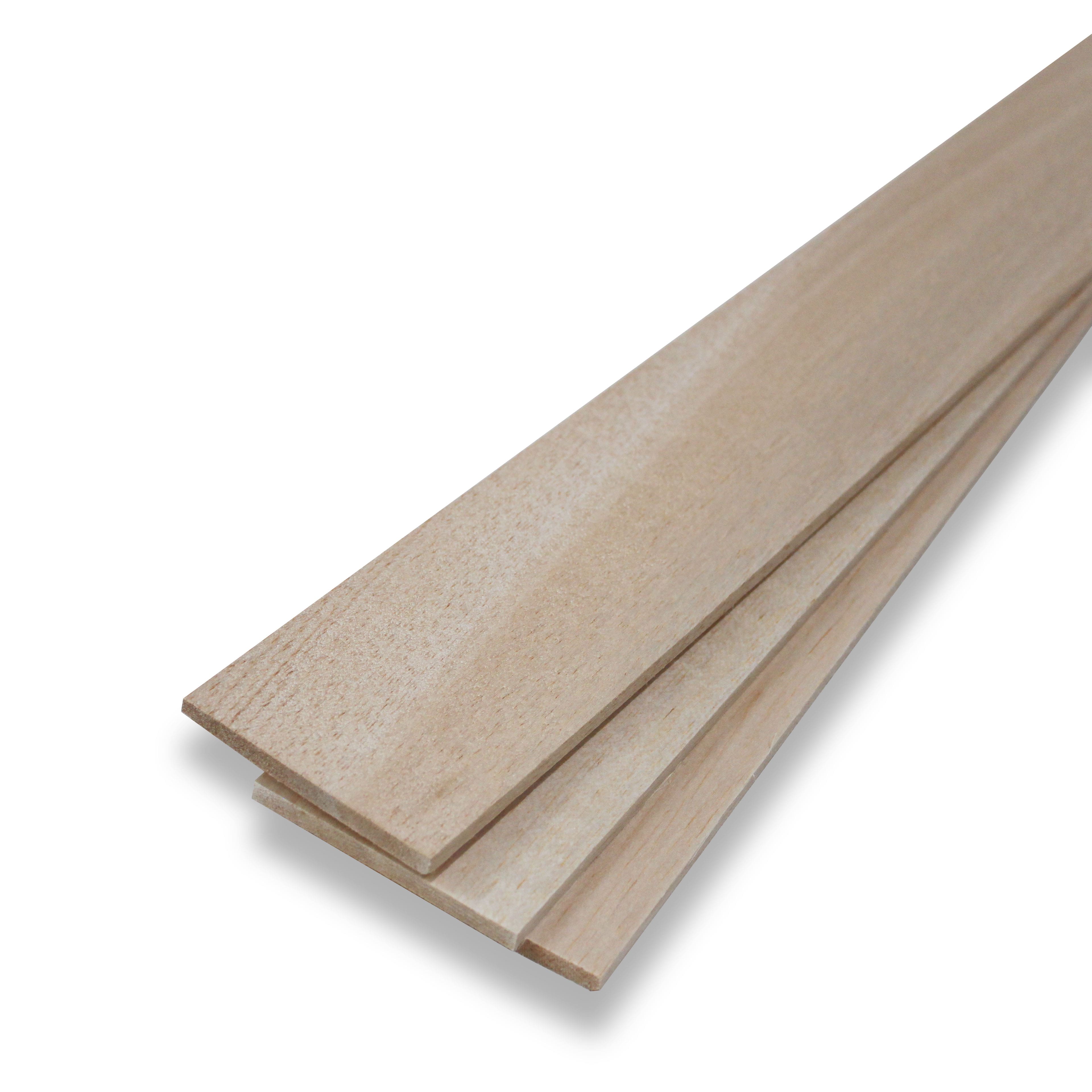 1/4&#x22; x 3&#x22; x 36&#x22; Balsa Wood Slats, 3ct. by Make Market&#xAE;