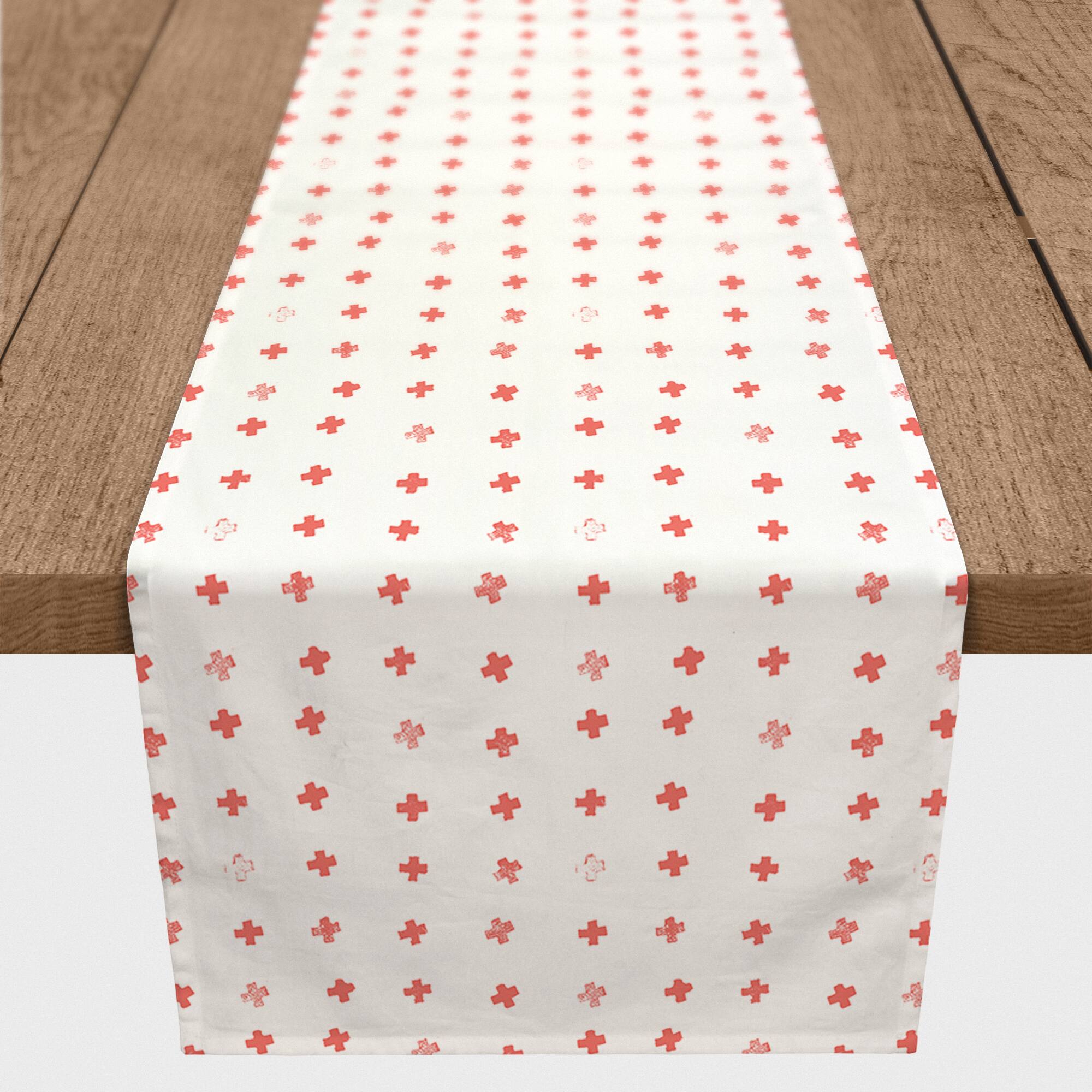 Crosses Indoor/Outdoor Table Runner
