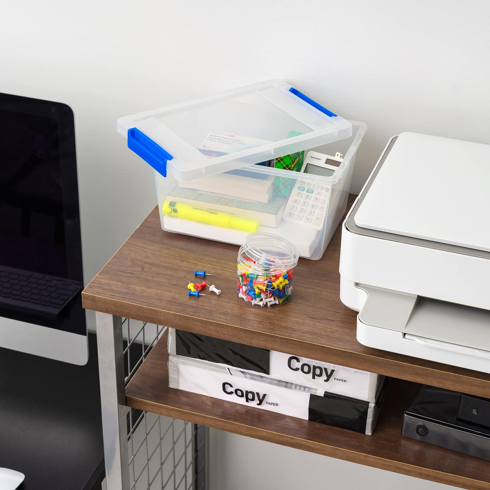 Iris&#xAE; 4.3 qt. Clear Latching Storage Totes, 6 Ct.