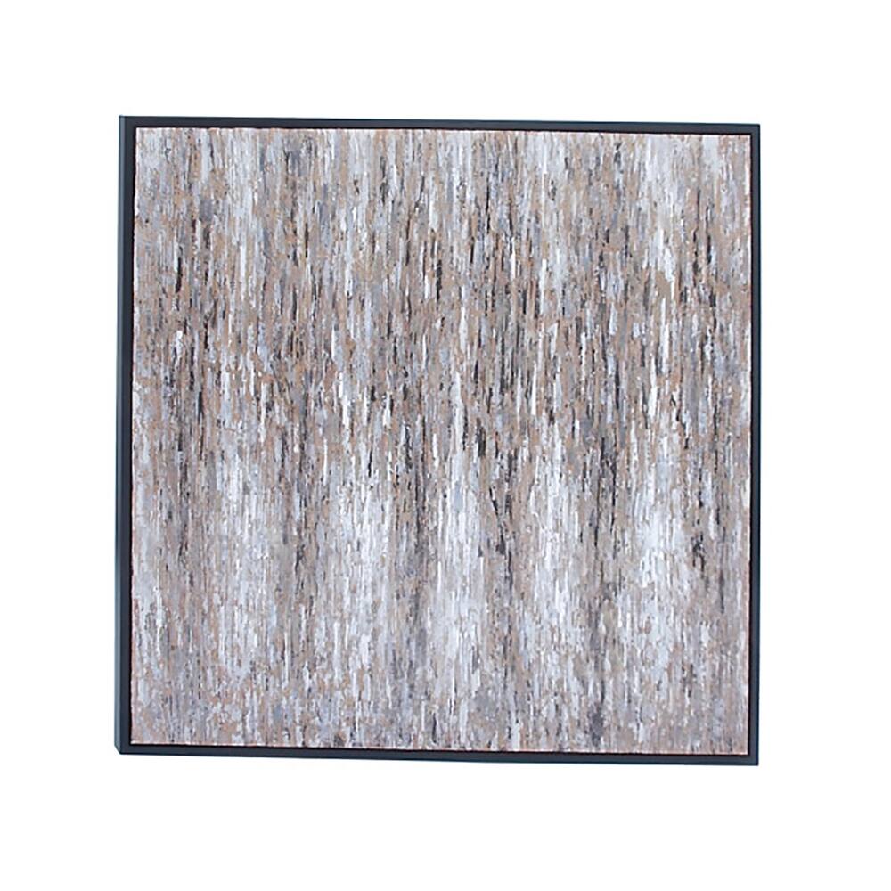 White Contemporary Abstract Canvas Wall Art